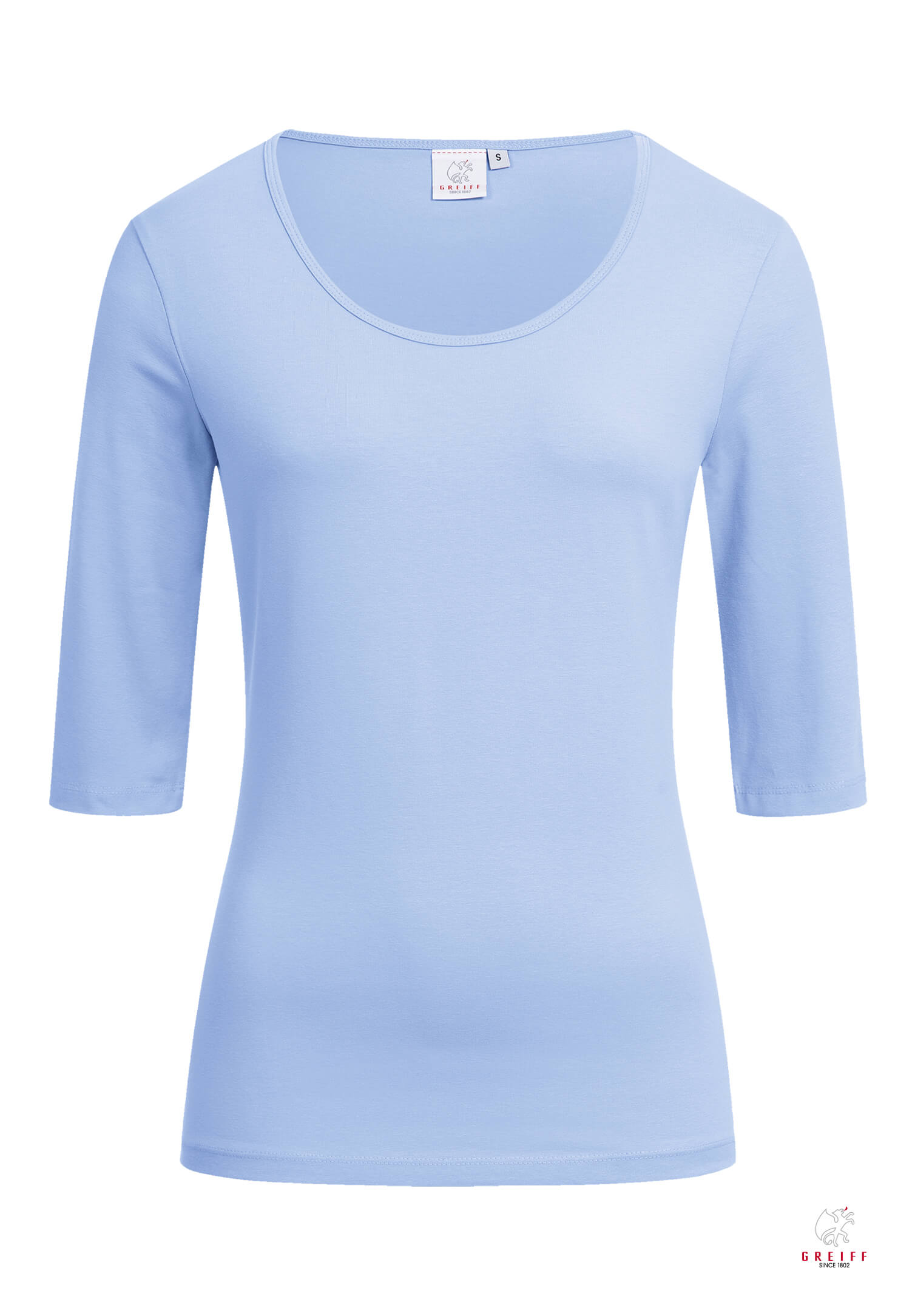 Damen Shirt 3/4 - taupe - S