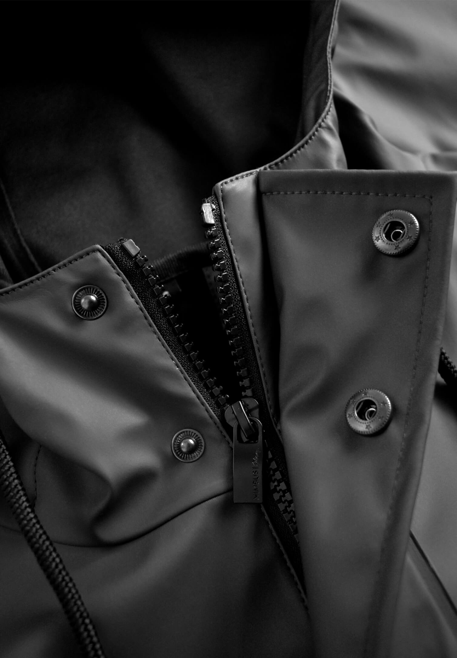 herren regenjacke classic - schwarz - l