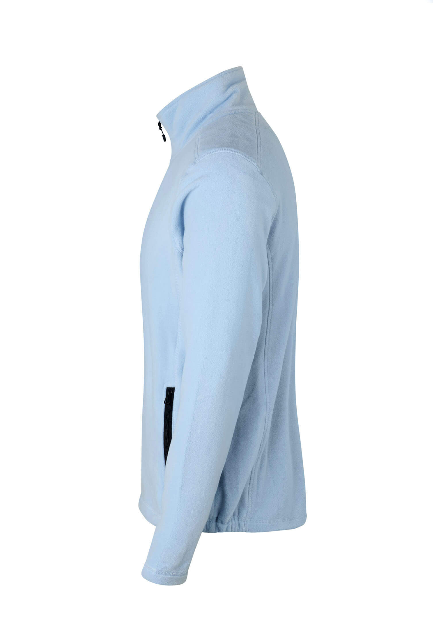 herren fleecejacke - hellblau - 5xl