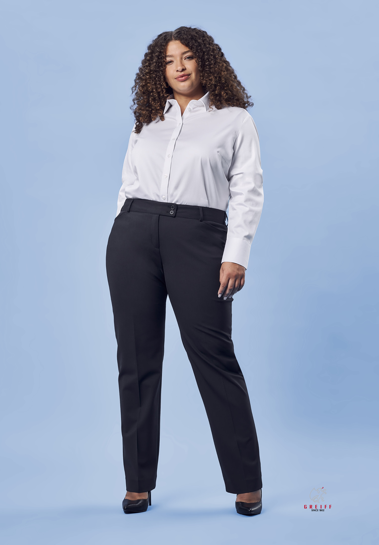 luxia hose low waist modern fit - schwarz - 44