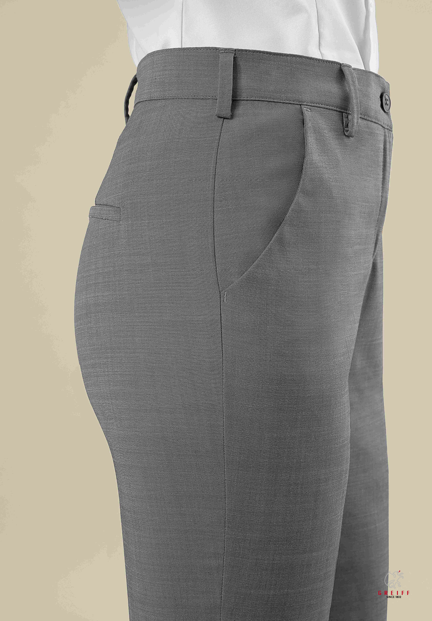 aeria hose slim fit - hellgrau - 72