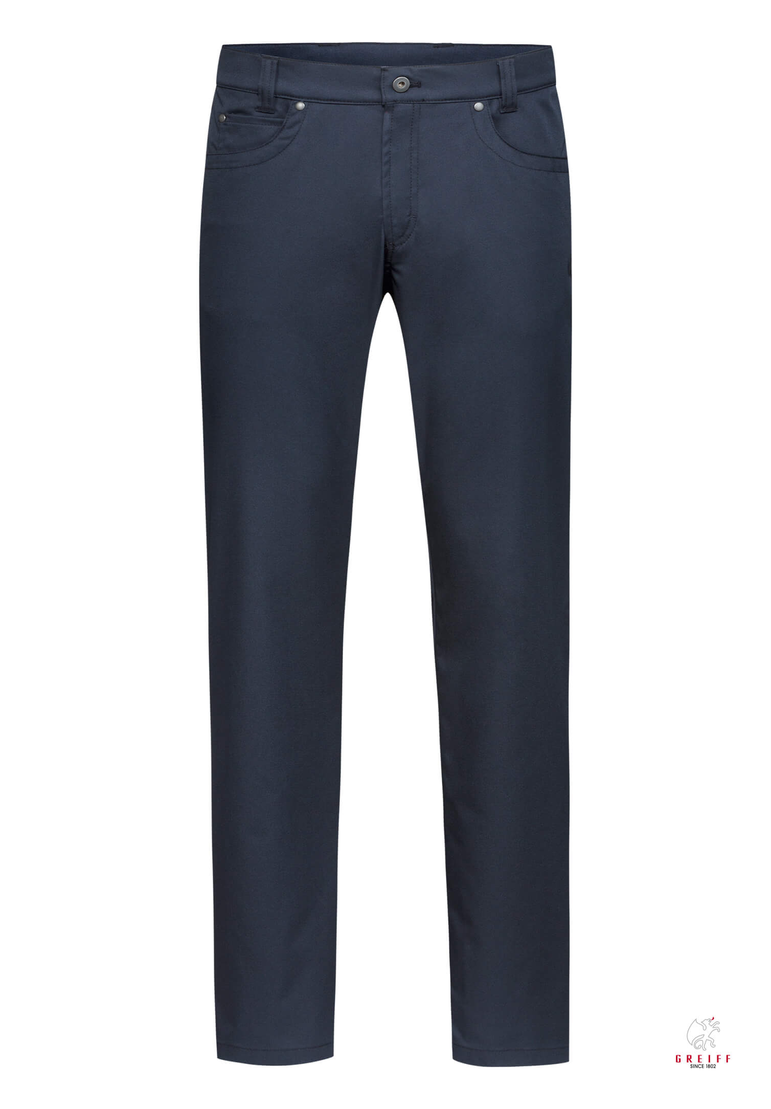 herren casual 5-pocket hose modern fit - marine - 46