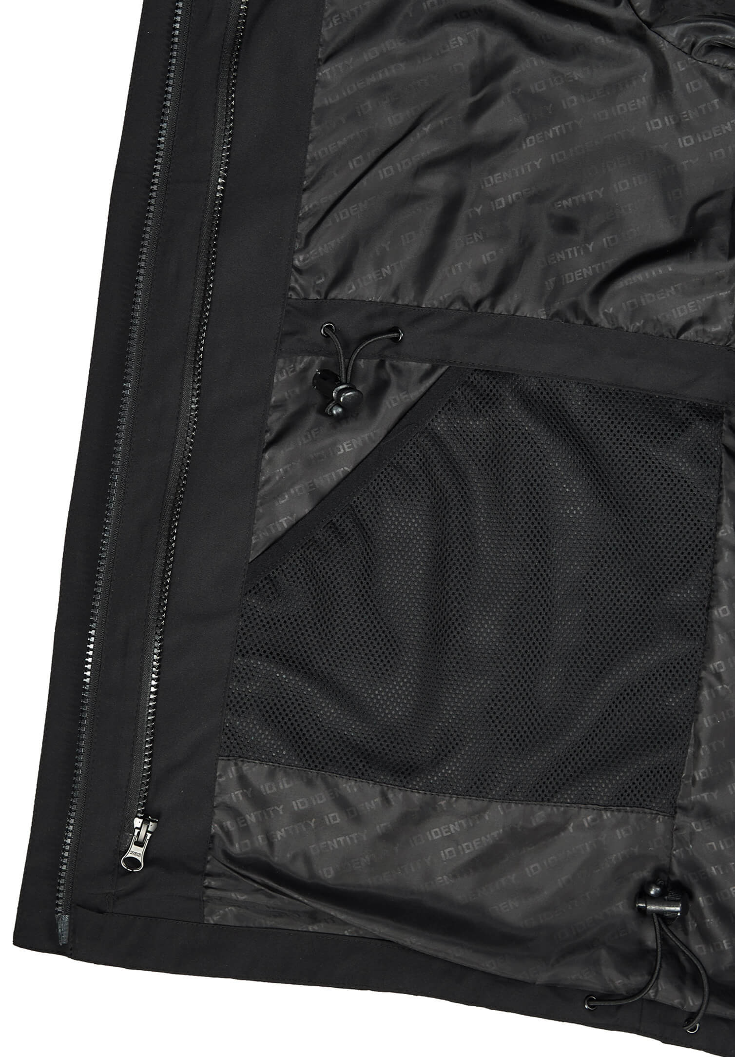 herren multifunktionsjacke - schwarz - m