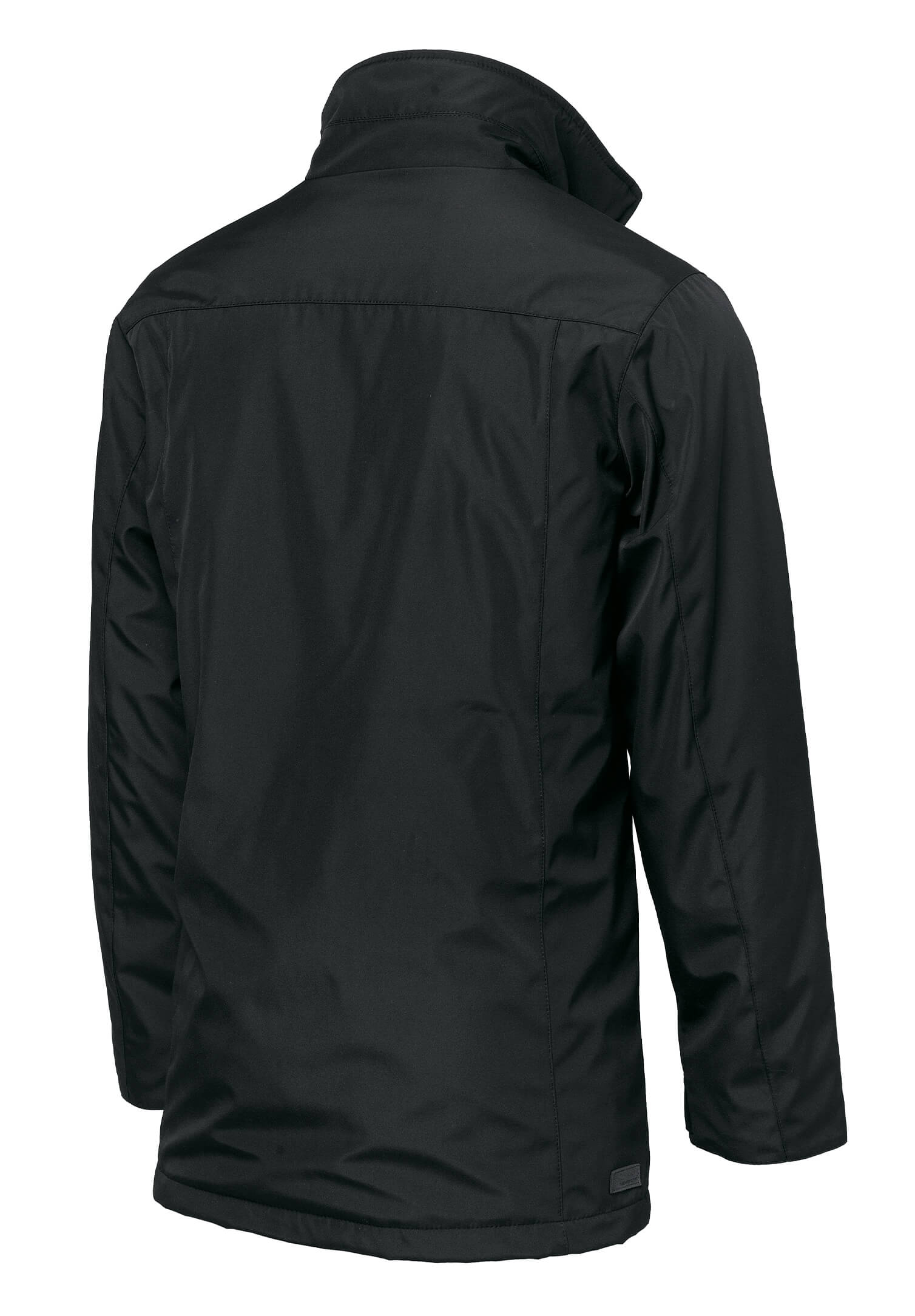 herren long-jacket - schwarz - l
