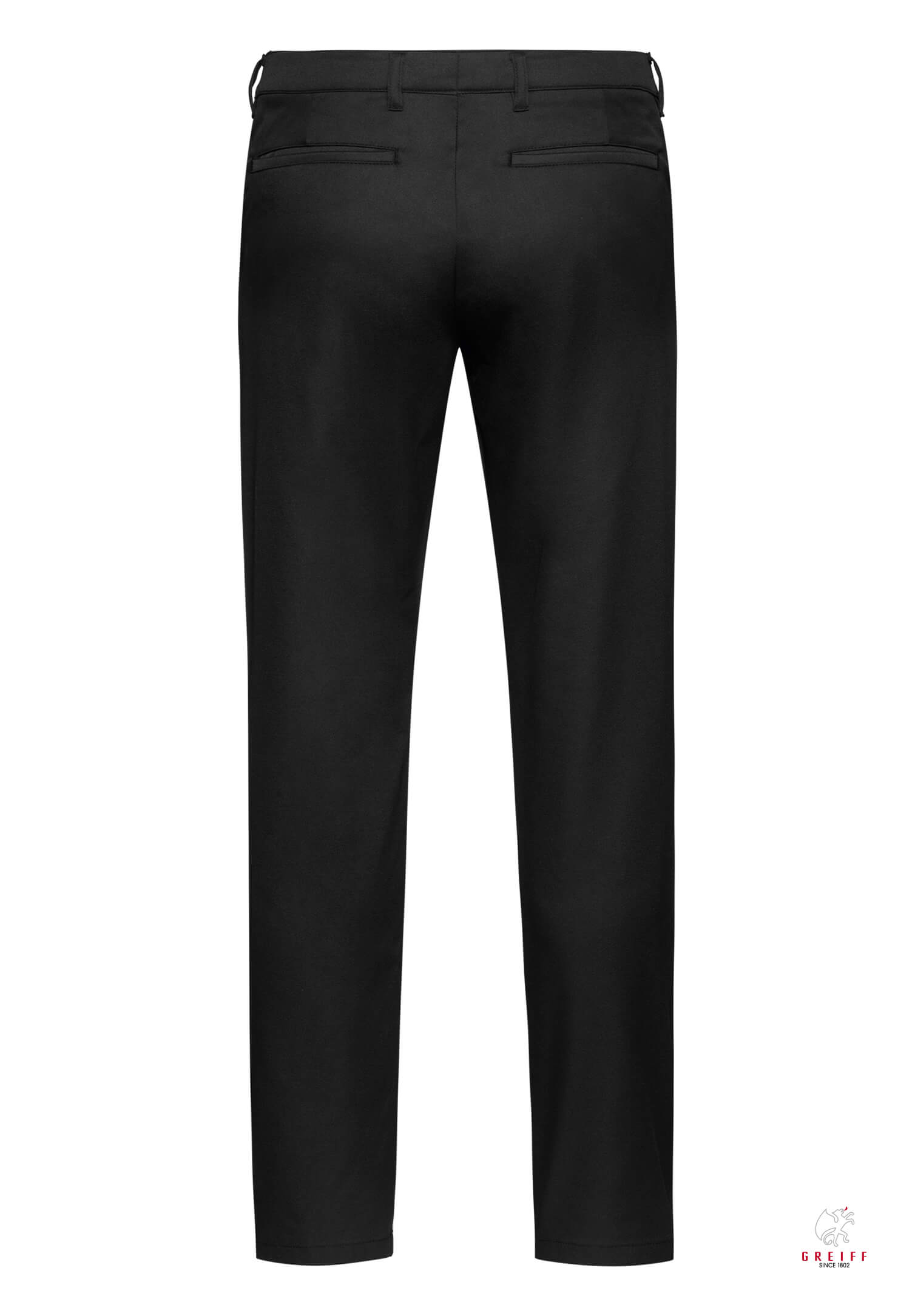 herren chino hose modern fit - schwarz - 48