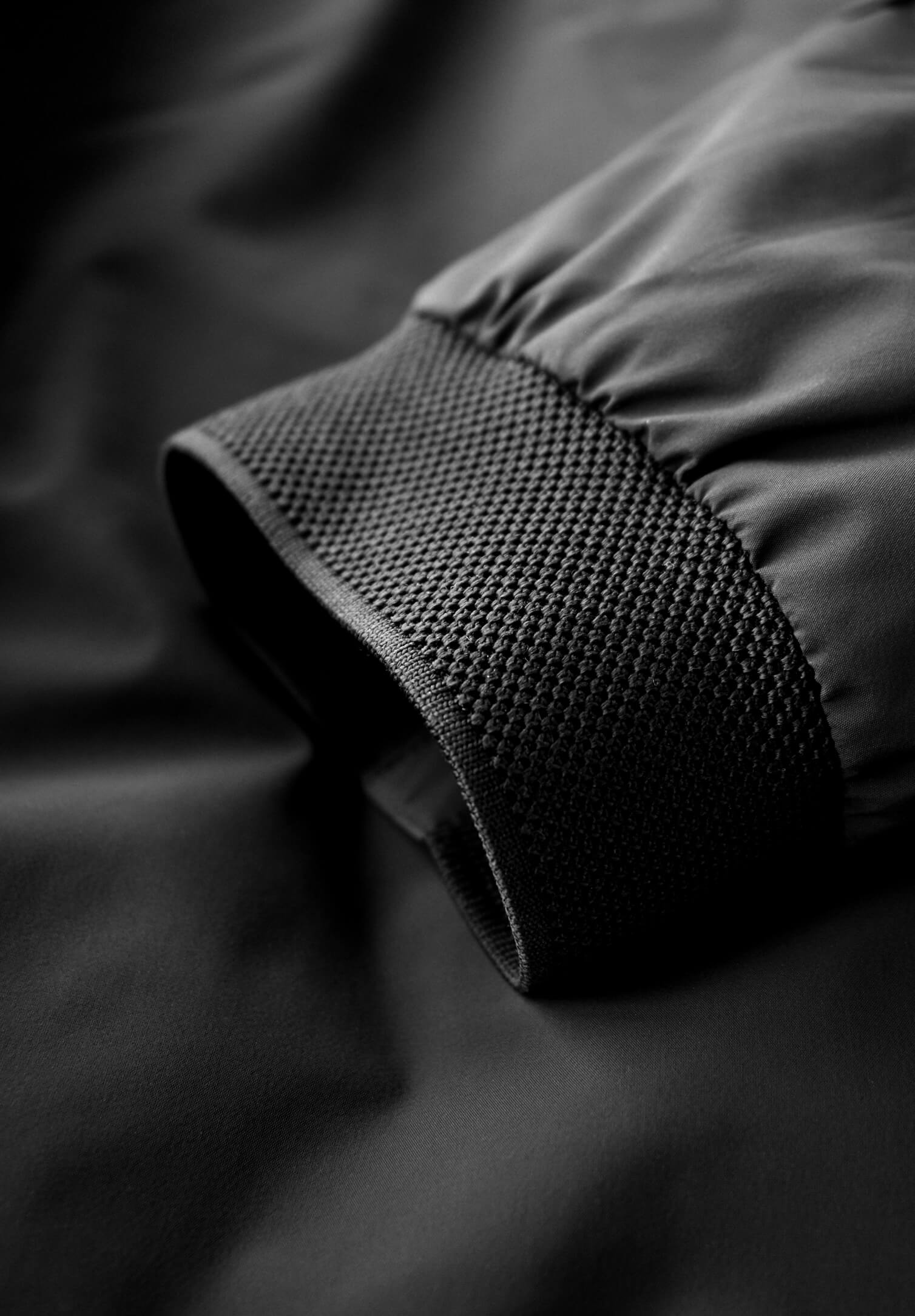 herren übergangsjacke leicht - schwarz - l