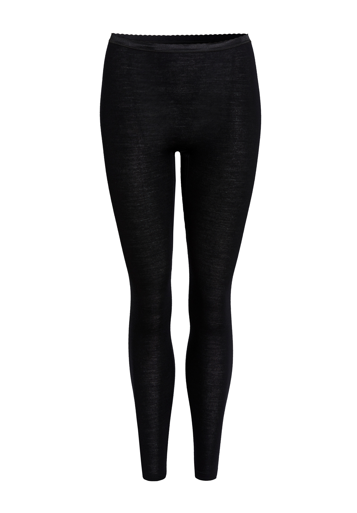 damen hose merino - schwarz - 38