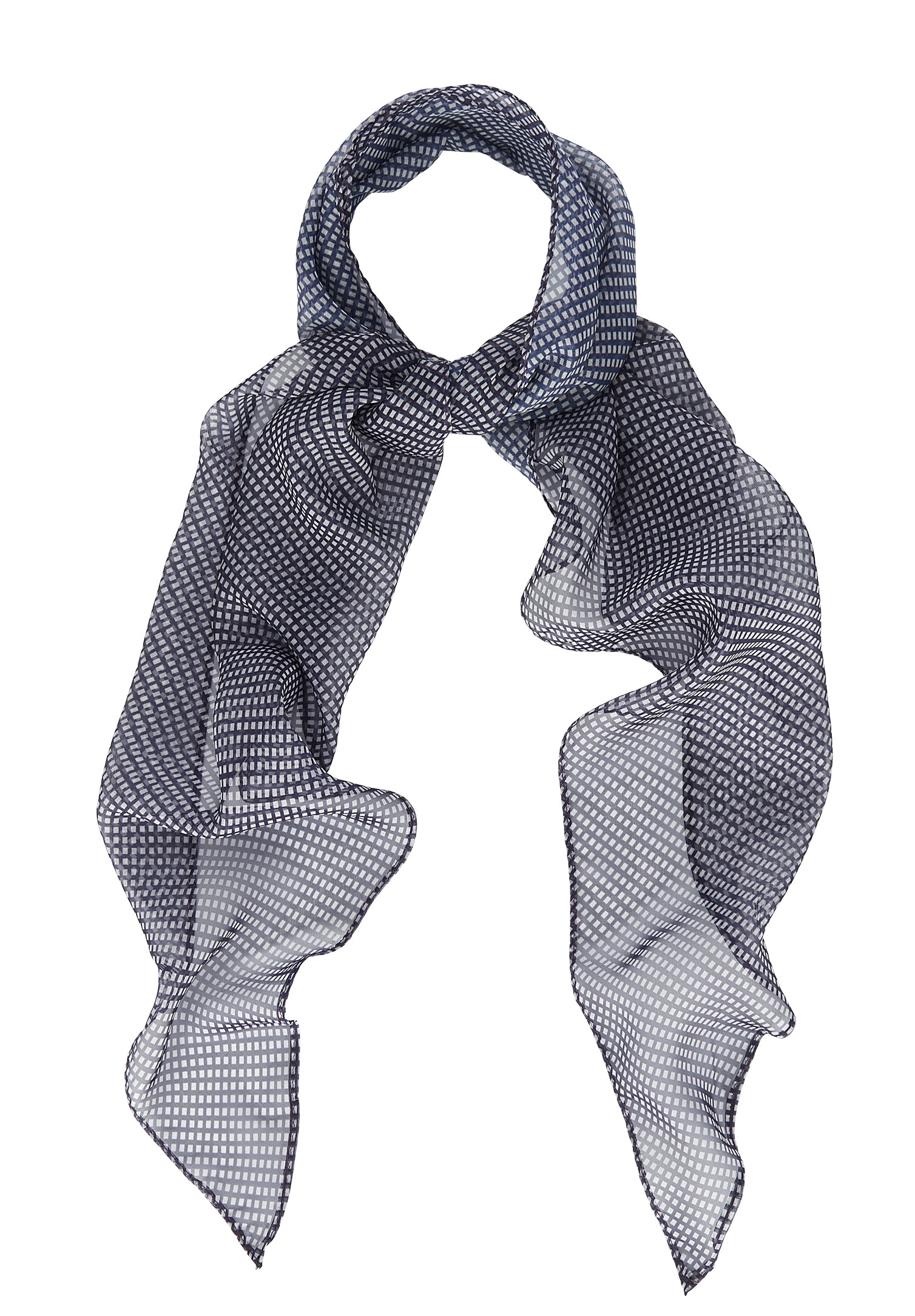 Design Vichy-Karo marine/grau Option : Tuch