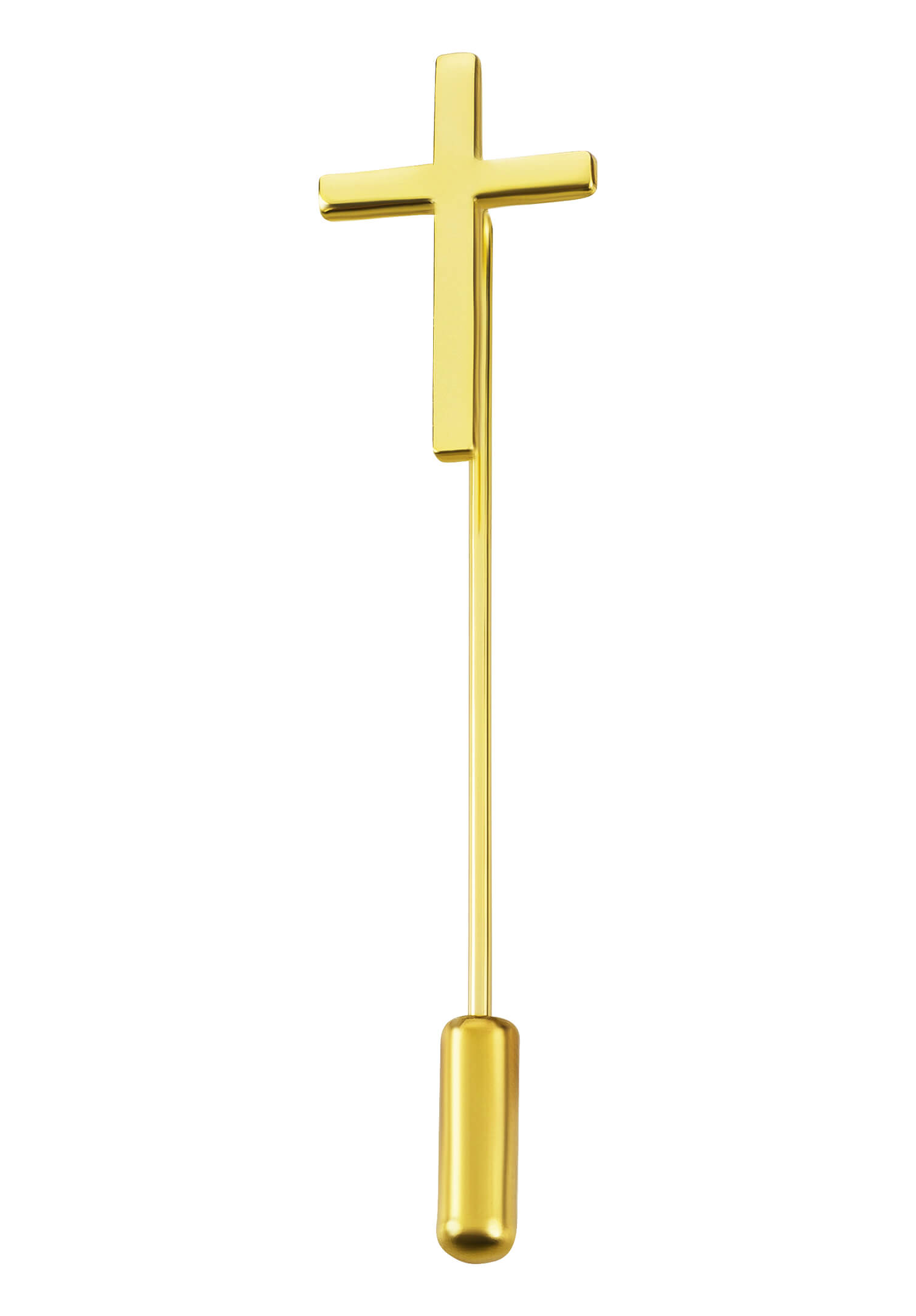 ansteckkreuz - gold - 5,8 cm