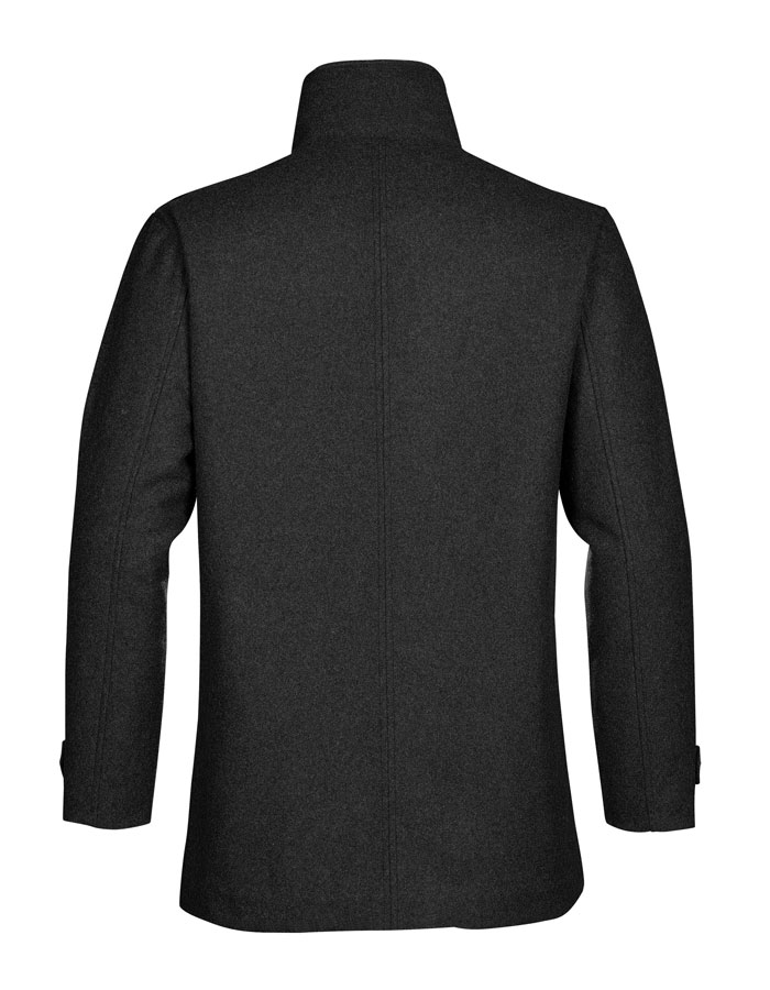 Herren Business-Kurzmantel Wolle - Schwarz - XL -Sale