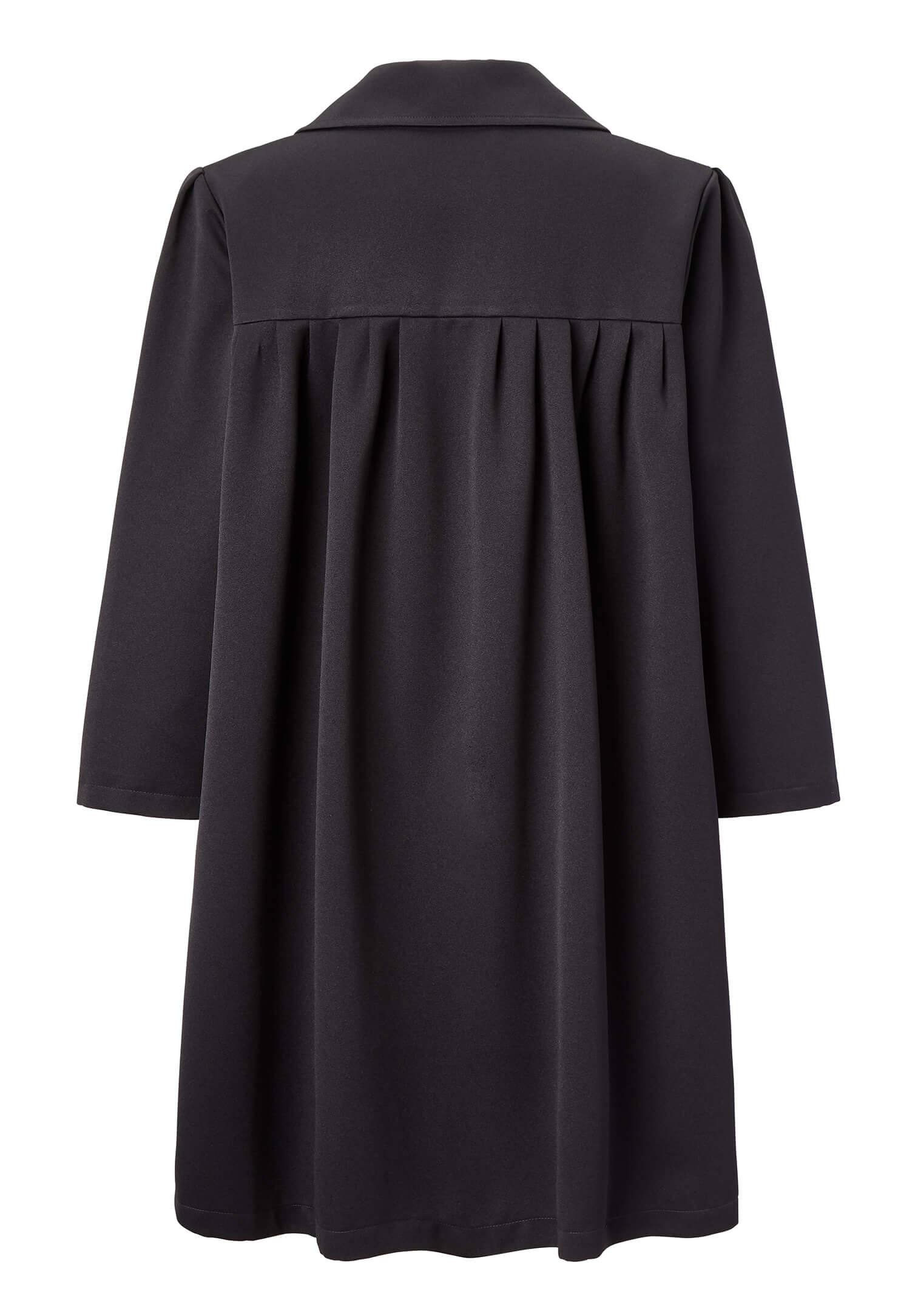 talar classic - ausführung mit abnähern - schwarz - xl
