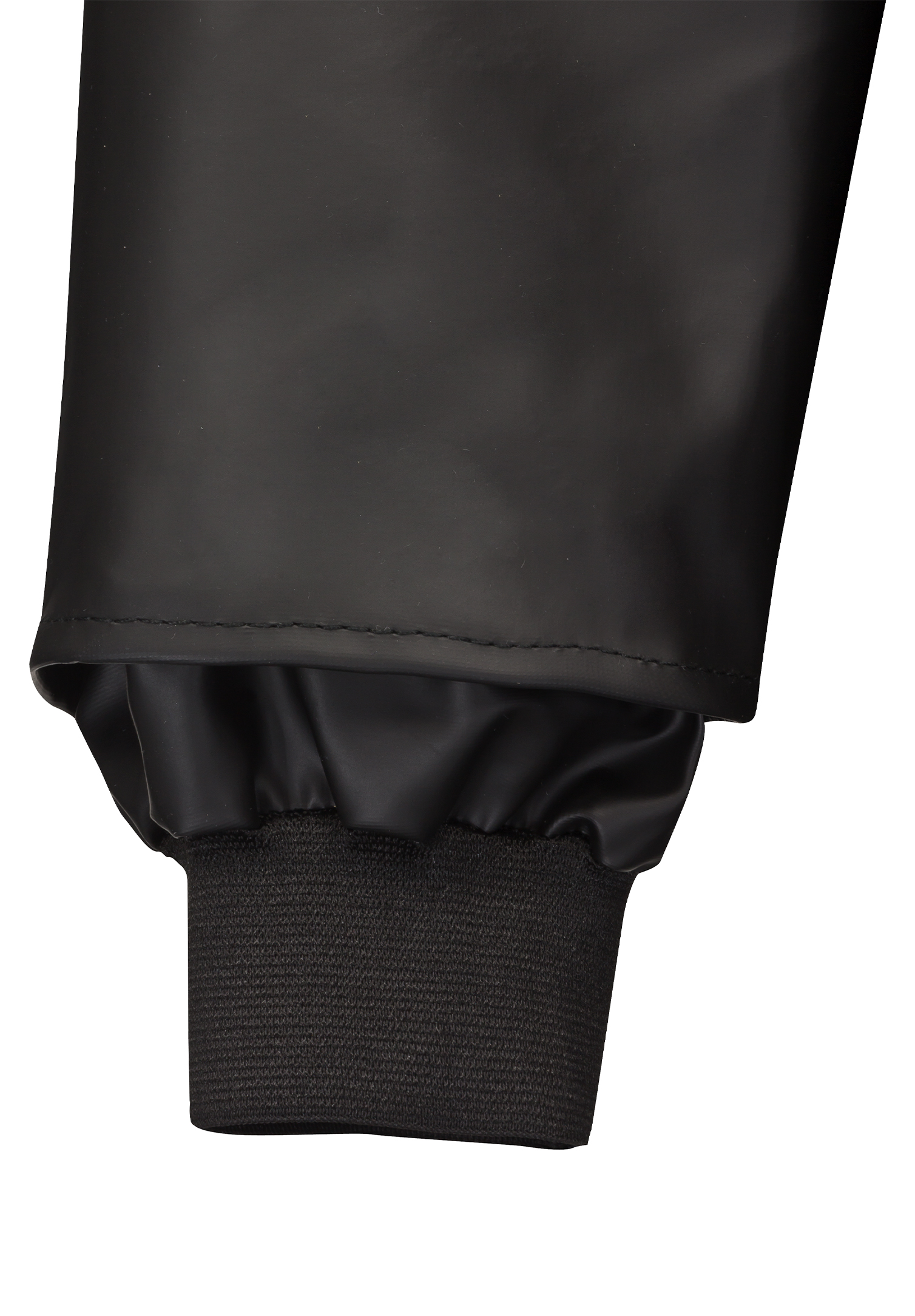 regenjacke schwarz mit kapuze - wind-und einlaufschutz - 48 -
