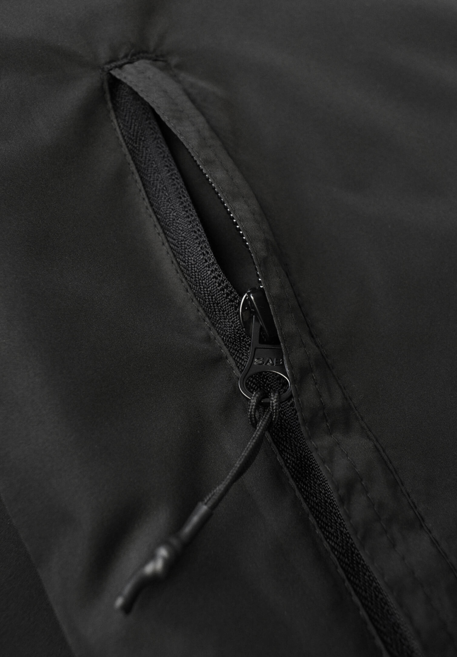 herren weste mit blousonkragen - schwarz - s