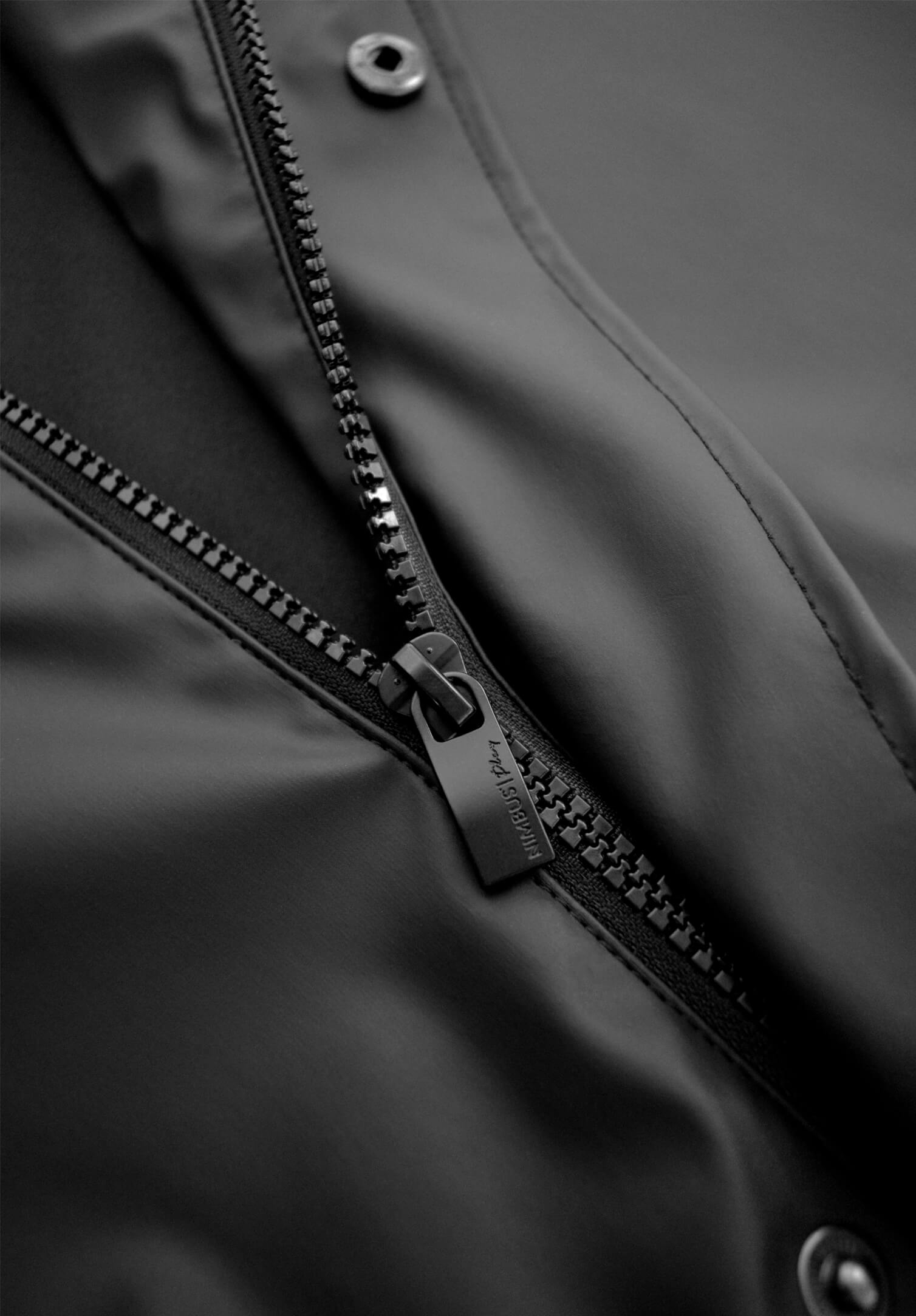 herren regenjacke classic - schwarz - l