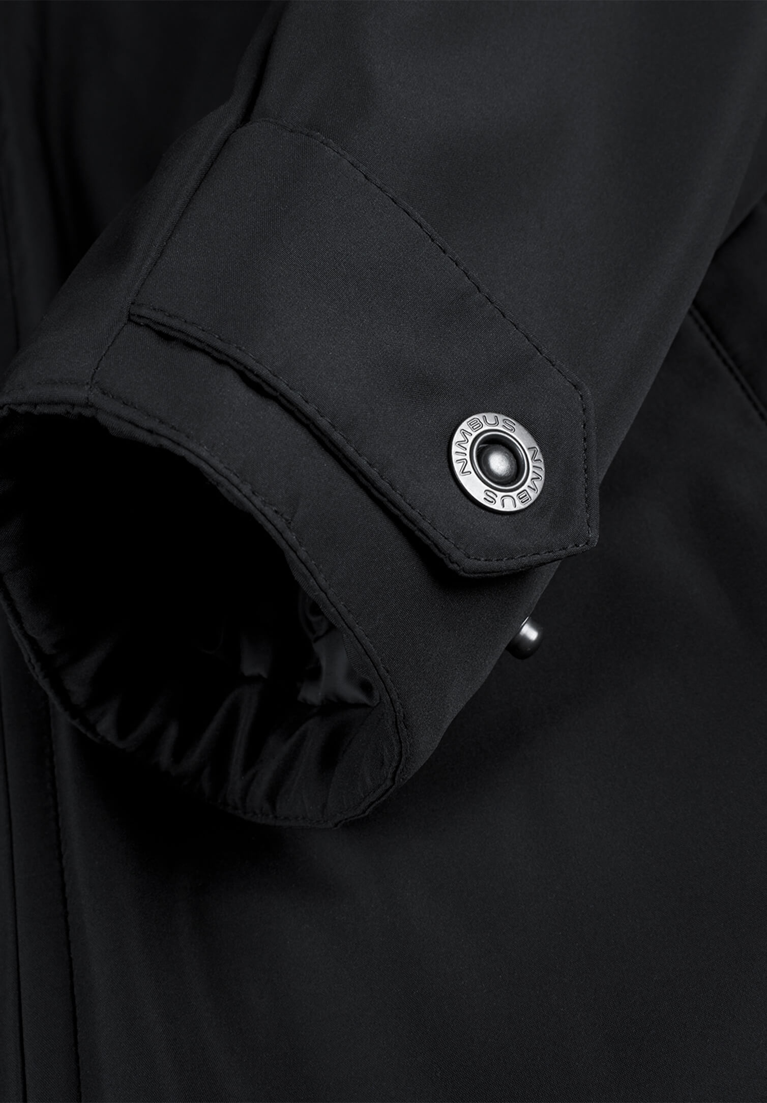 herren long-jacket - schwarz - l