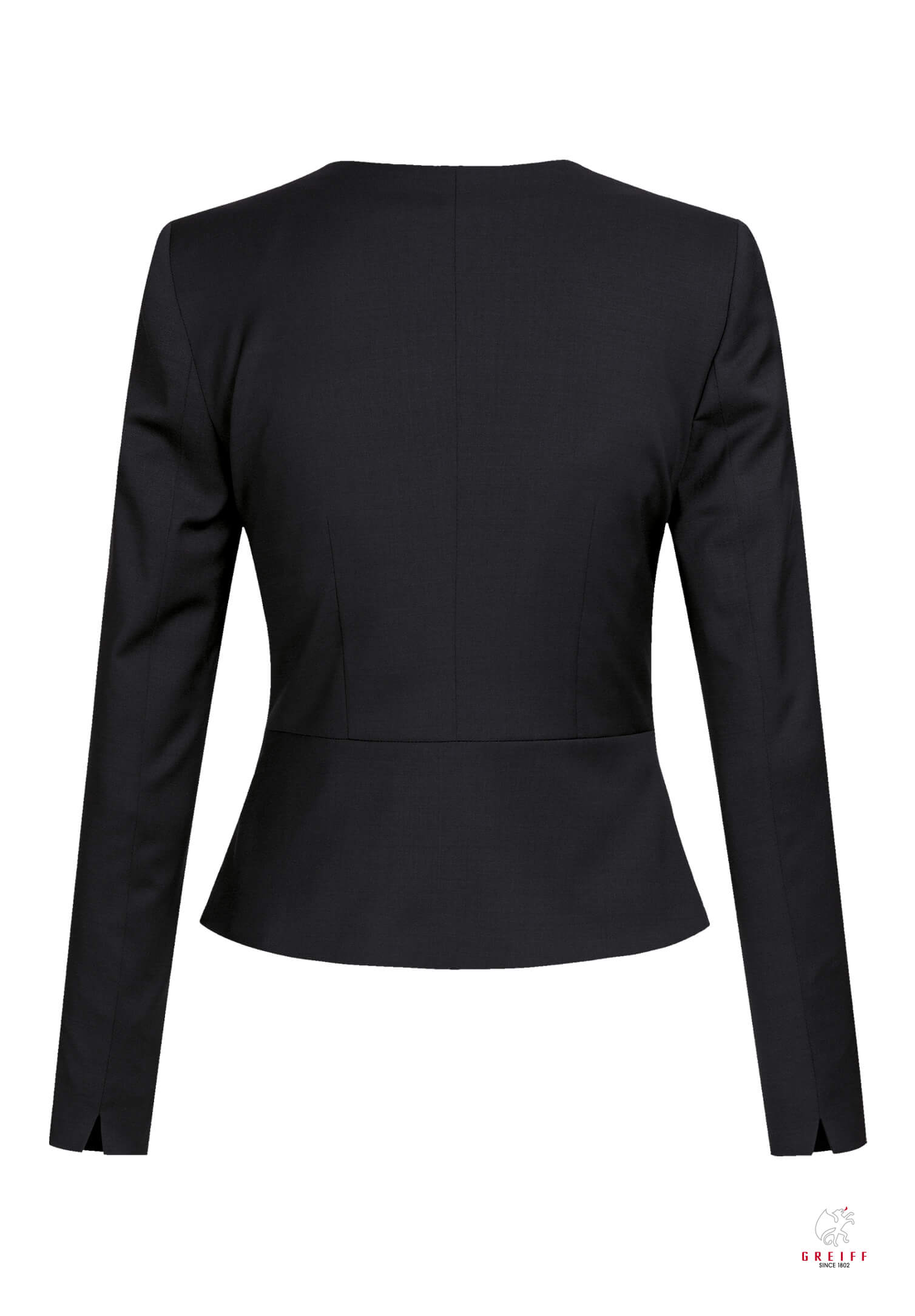 aeria zipp blazer slim fit - schwarz - 42