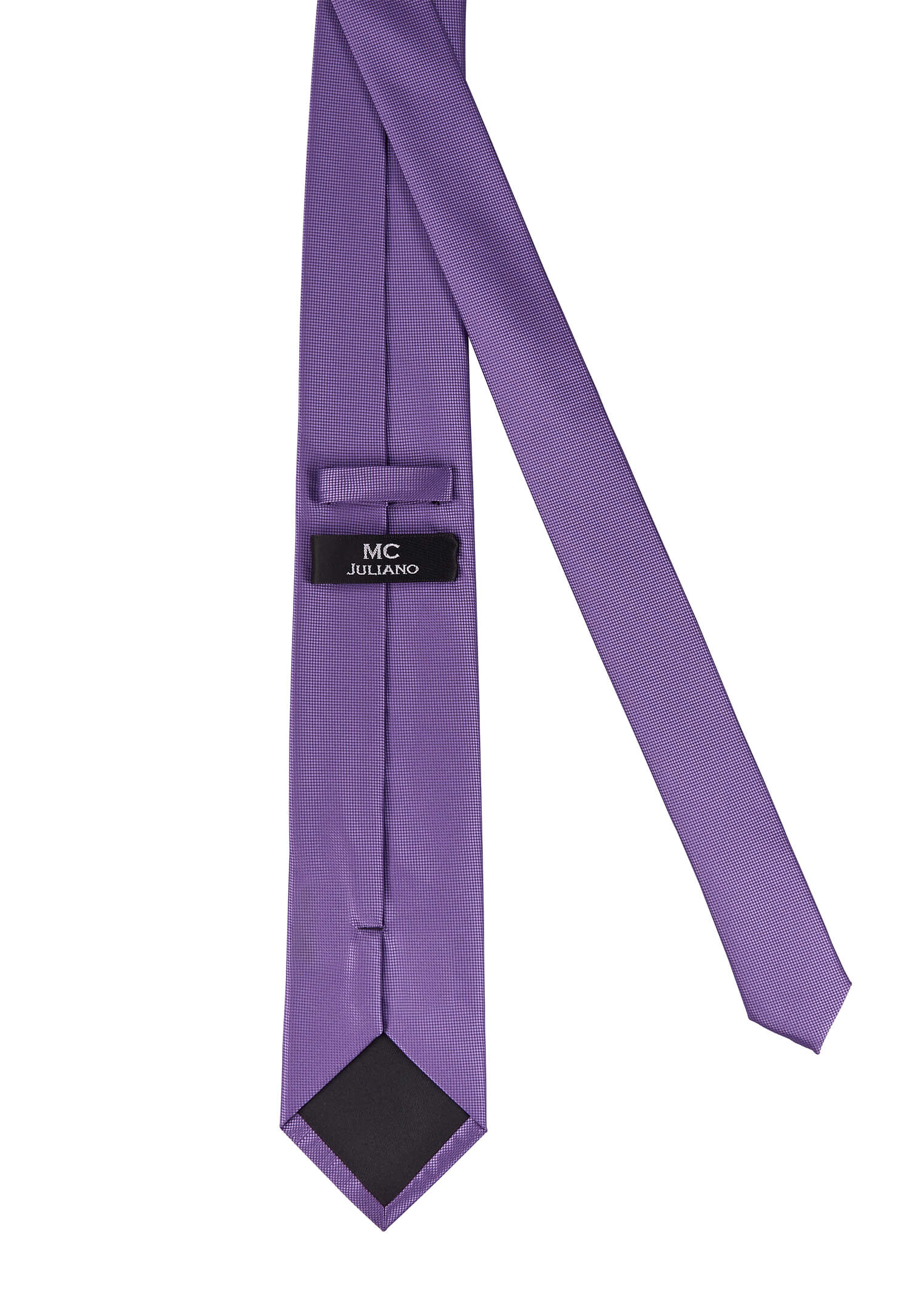 Design uni - feine Waffelstruktur lila Option : Langbinder