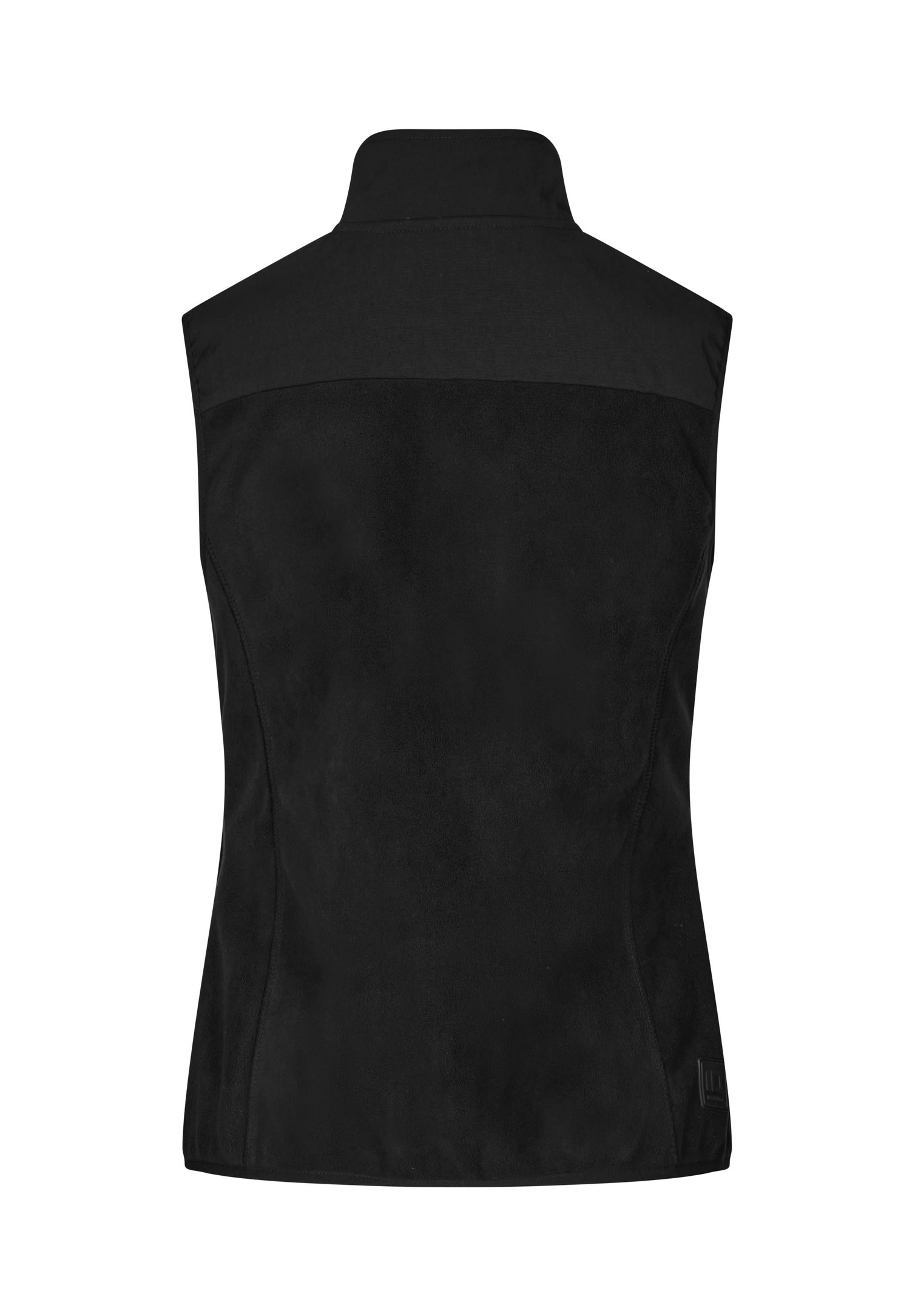 damen fleece mix weste - schwarz - 4xl
