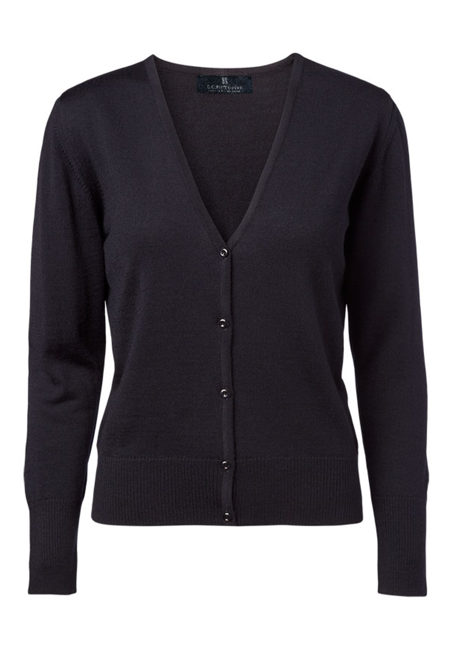 damen strickjacke v-ausschnitt - marine - 3xl