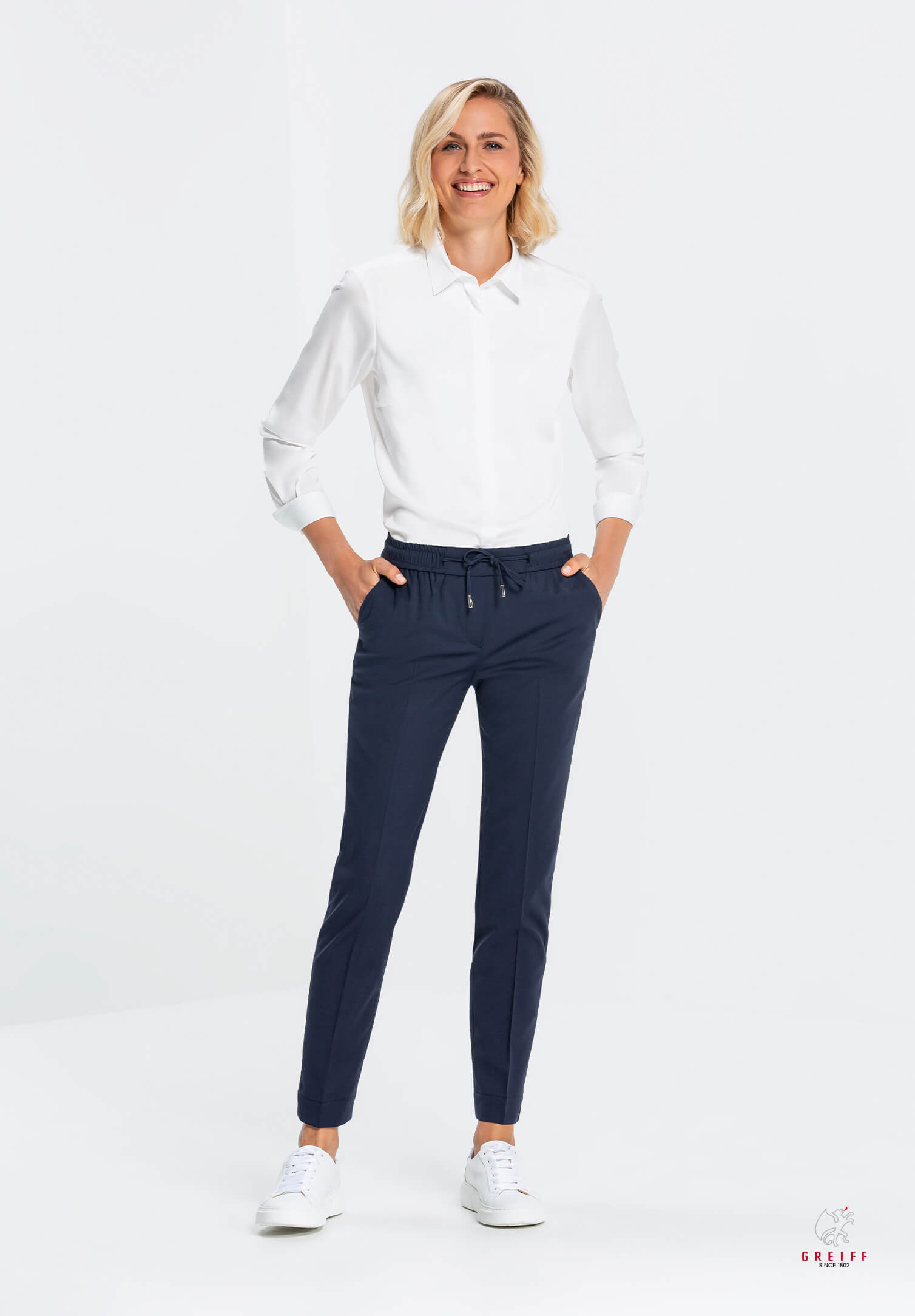 aeria joggpants modern fit - dunkelblau - 40