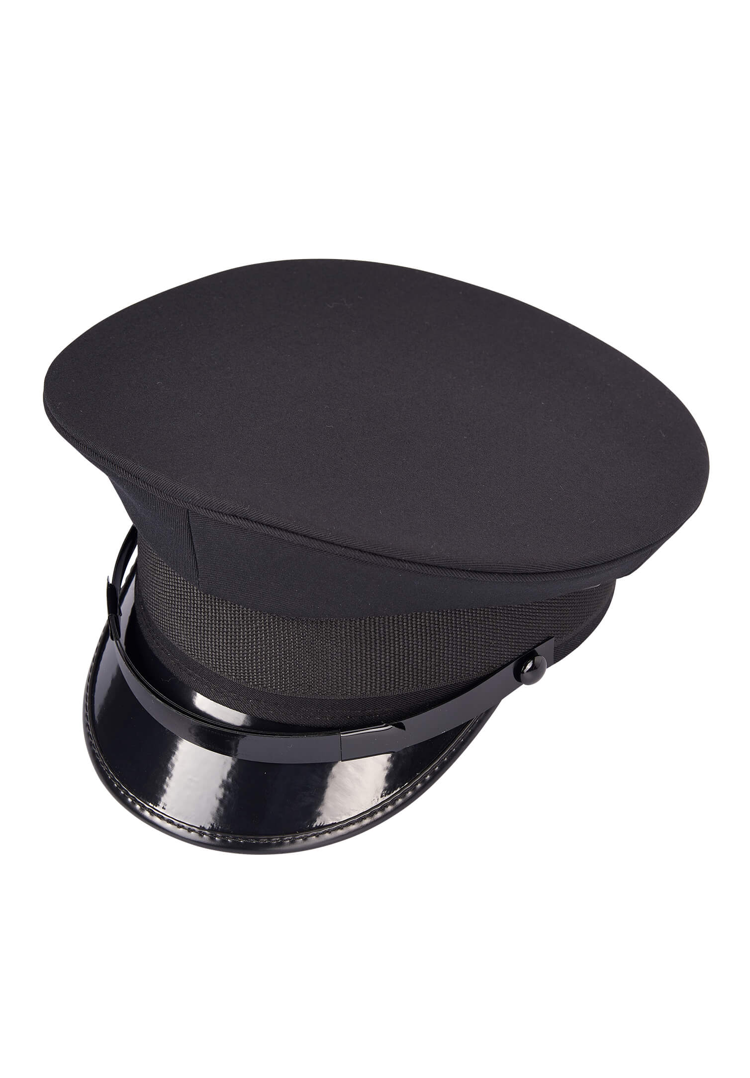 schirmmütze mit garbadine - schwarz - 56