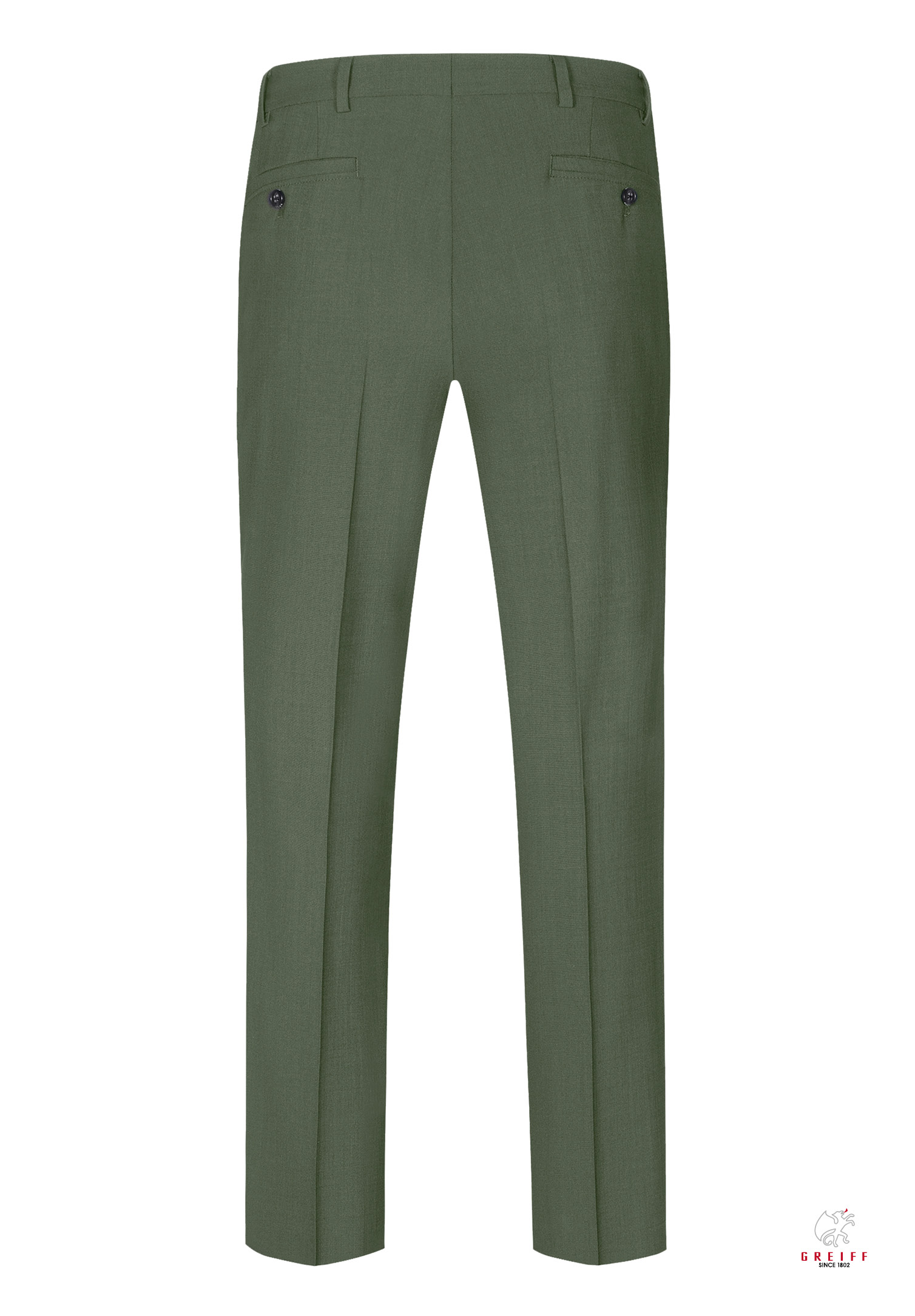 lux hose modern fit - olivgrün - 48
