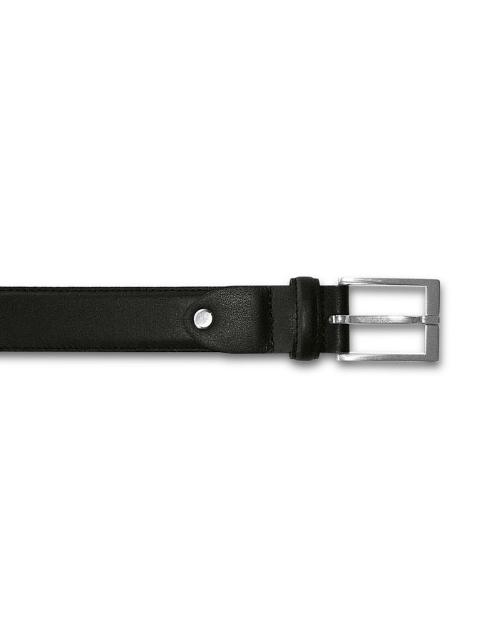 Herrengürtel schwarz - 90 - Sale