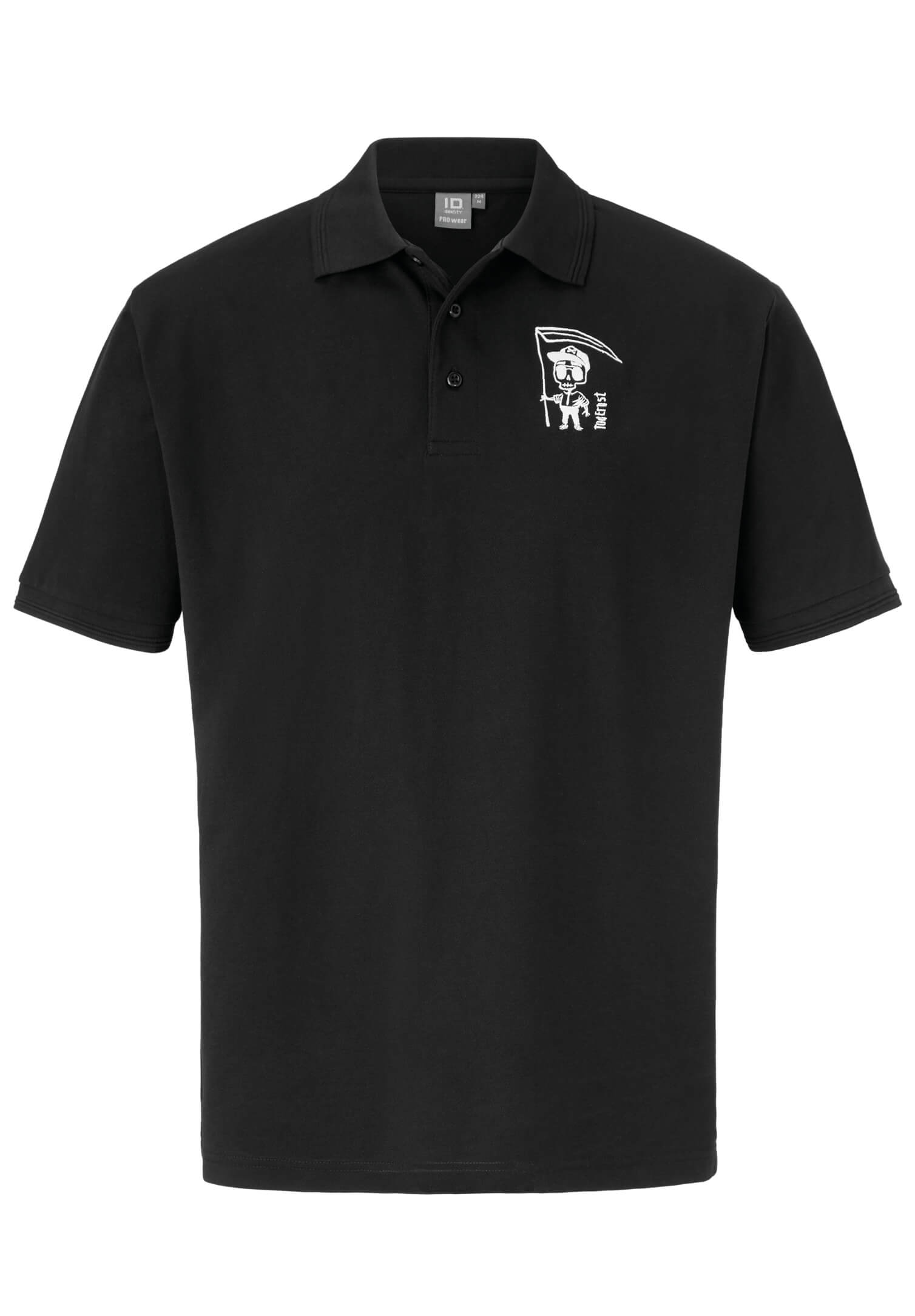 tod ernst herren poloshirt - schwarz - 6xl