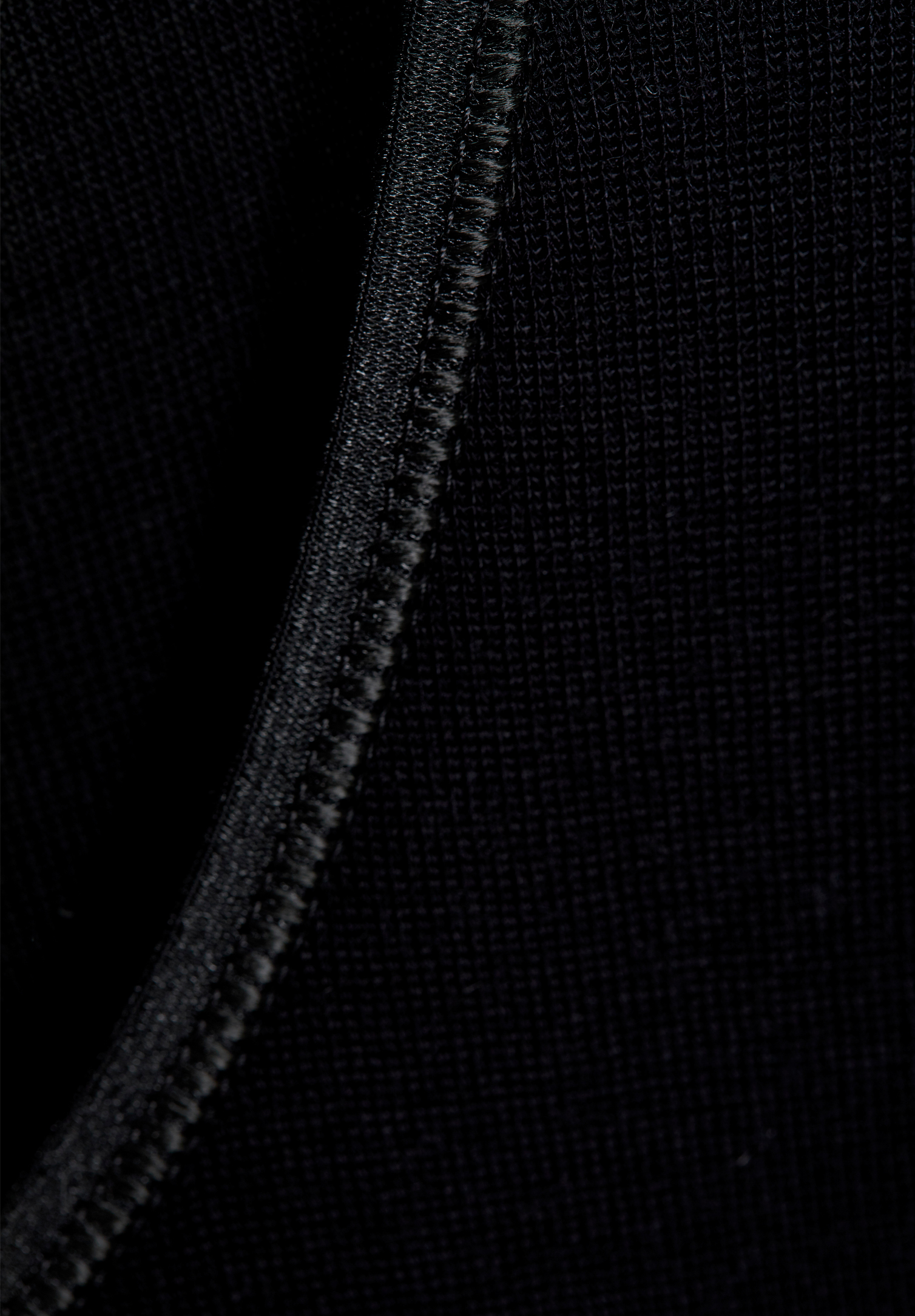 damen langarmshirt merino - schwarz - 38