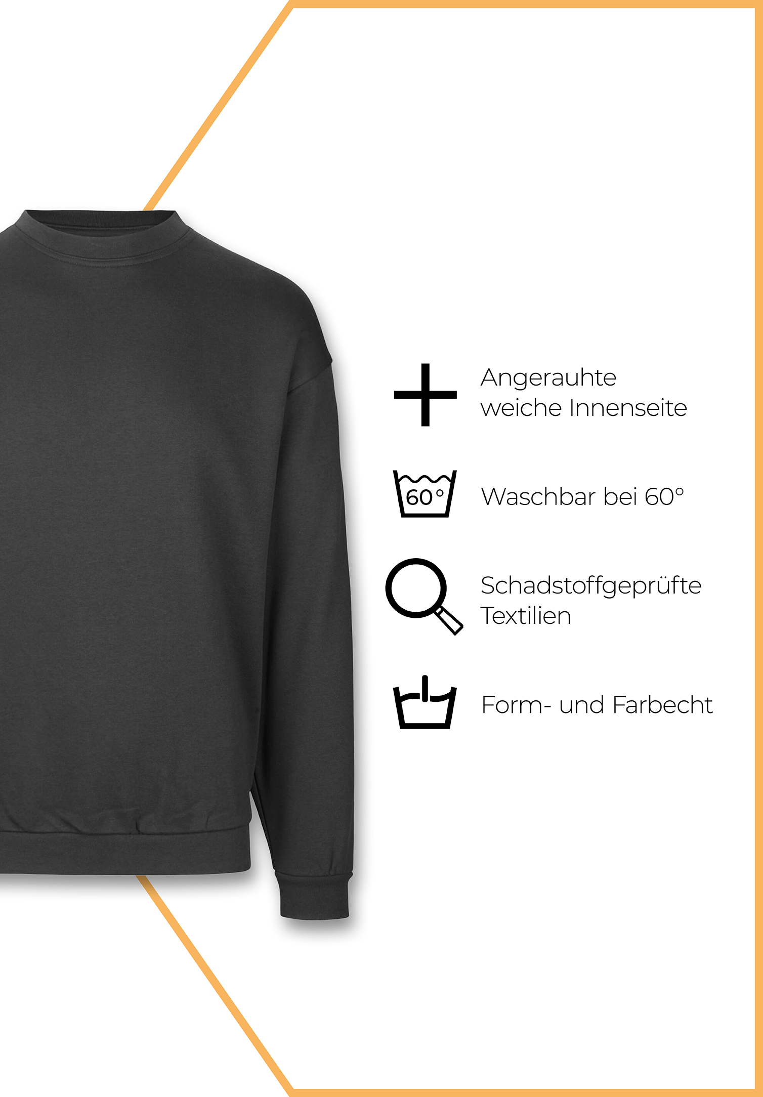 bestatter-sweatshirt - anthrazit - 5xl