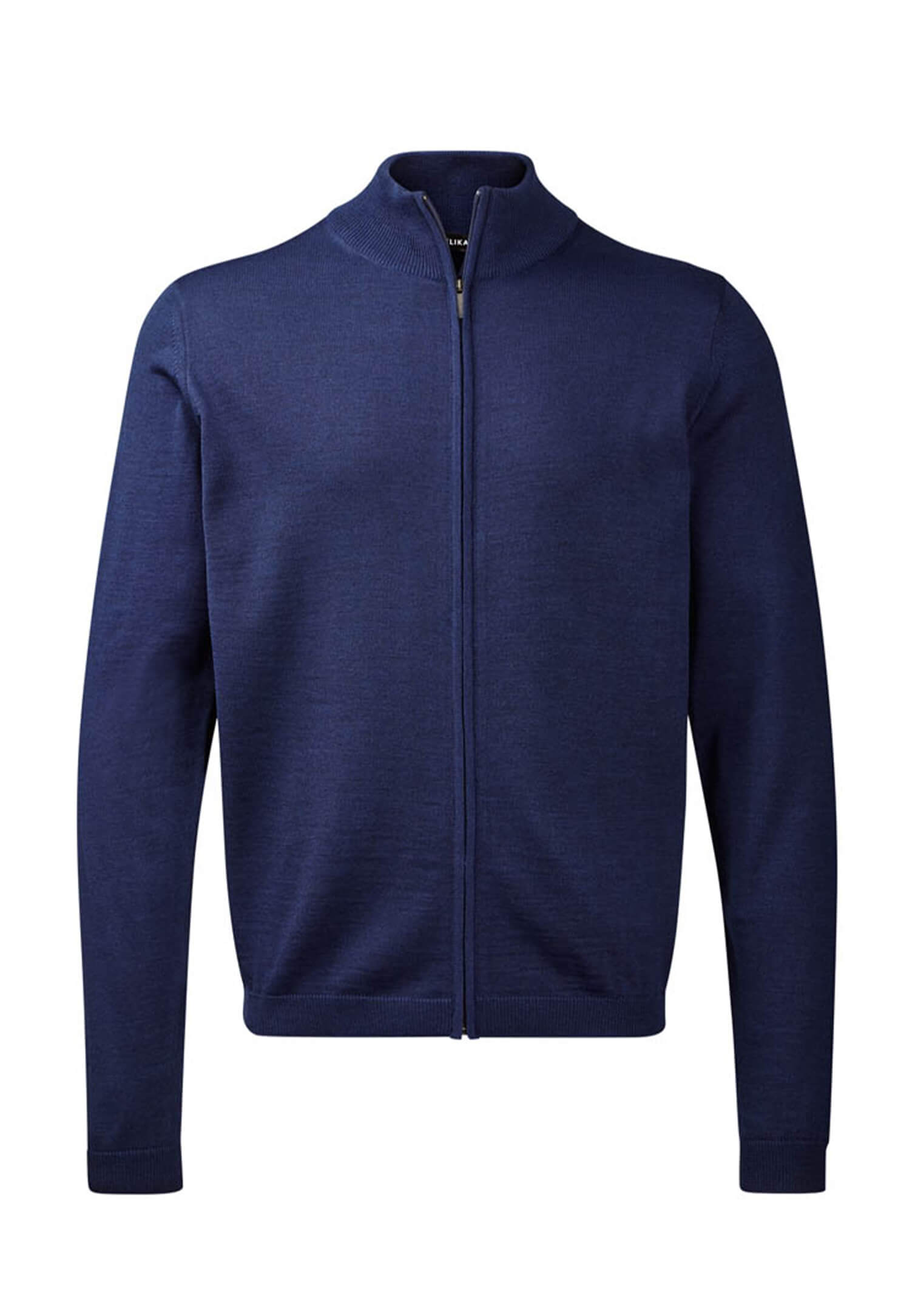 strickjacke mit zipp modern fit - marine - m