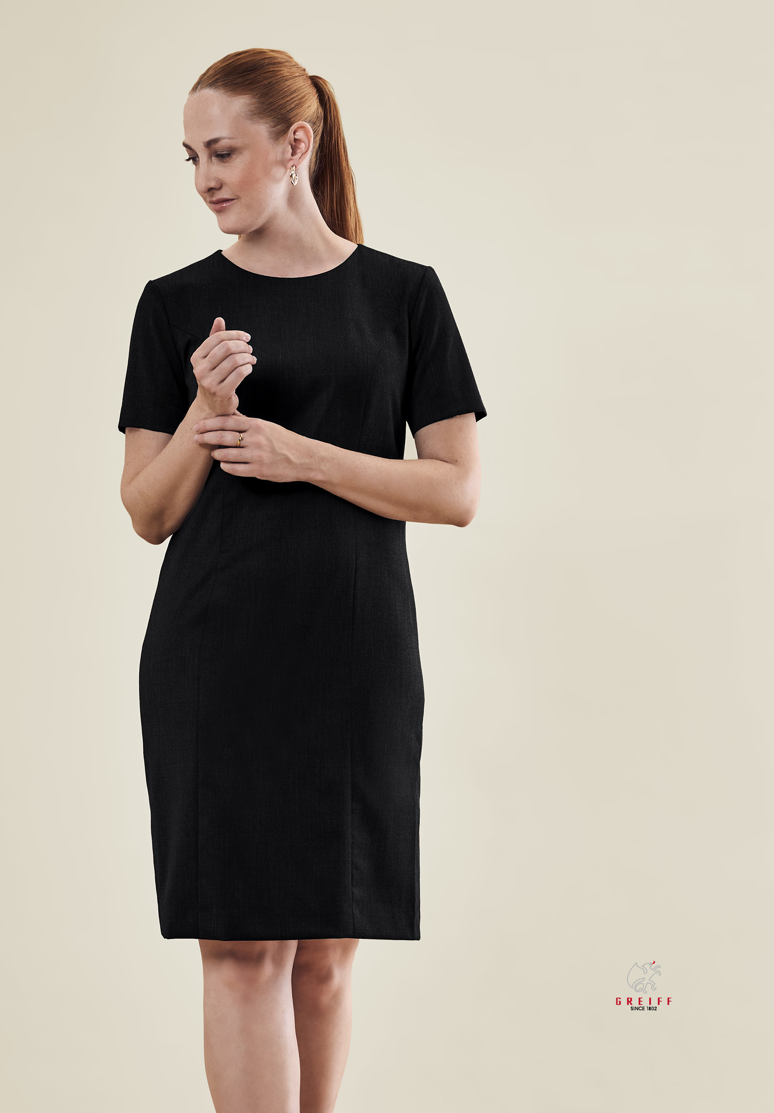 vita etuikleid modern fit - schwarz - 40