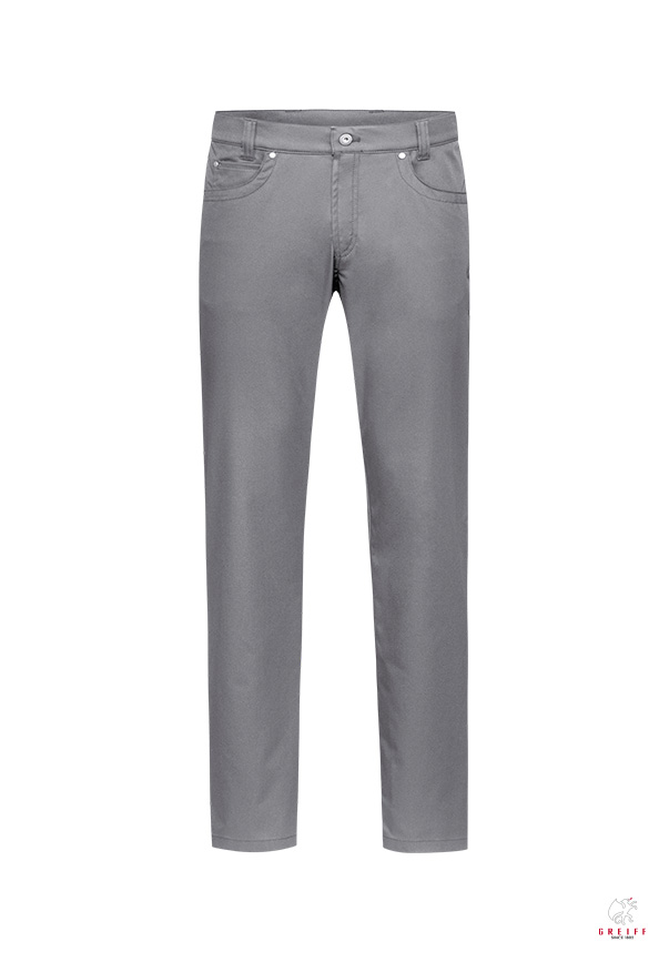 herren chino hose modern fit - grau - 54