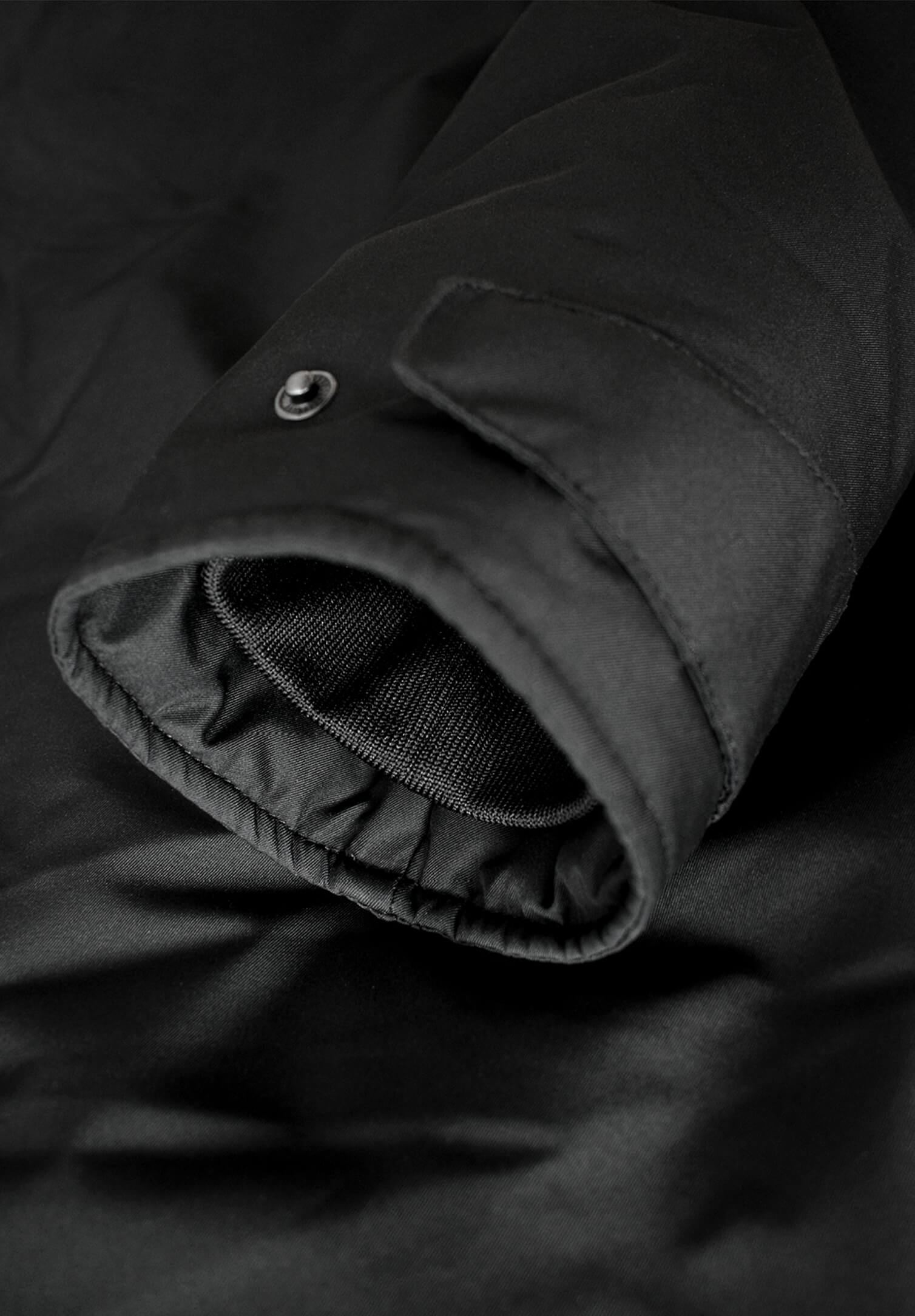 herren winterjacke - größe: l farbe: schwarz