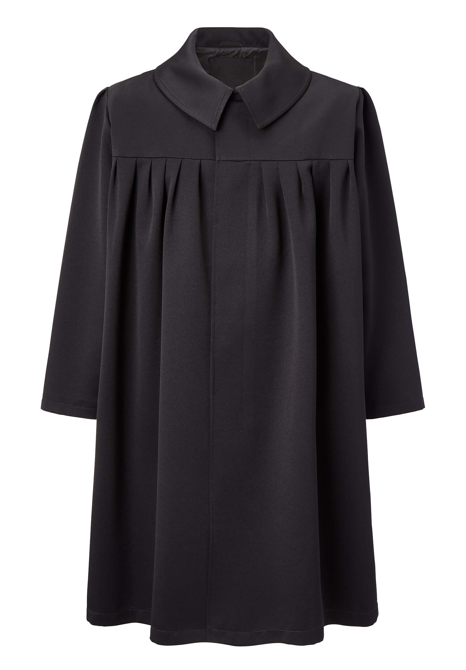 talar classic - ausführung mit abnähern - schwarz - xl