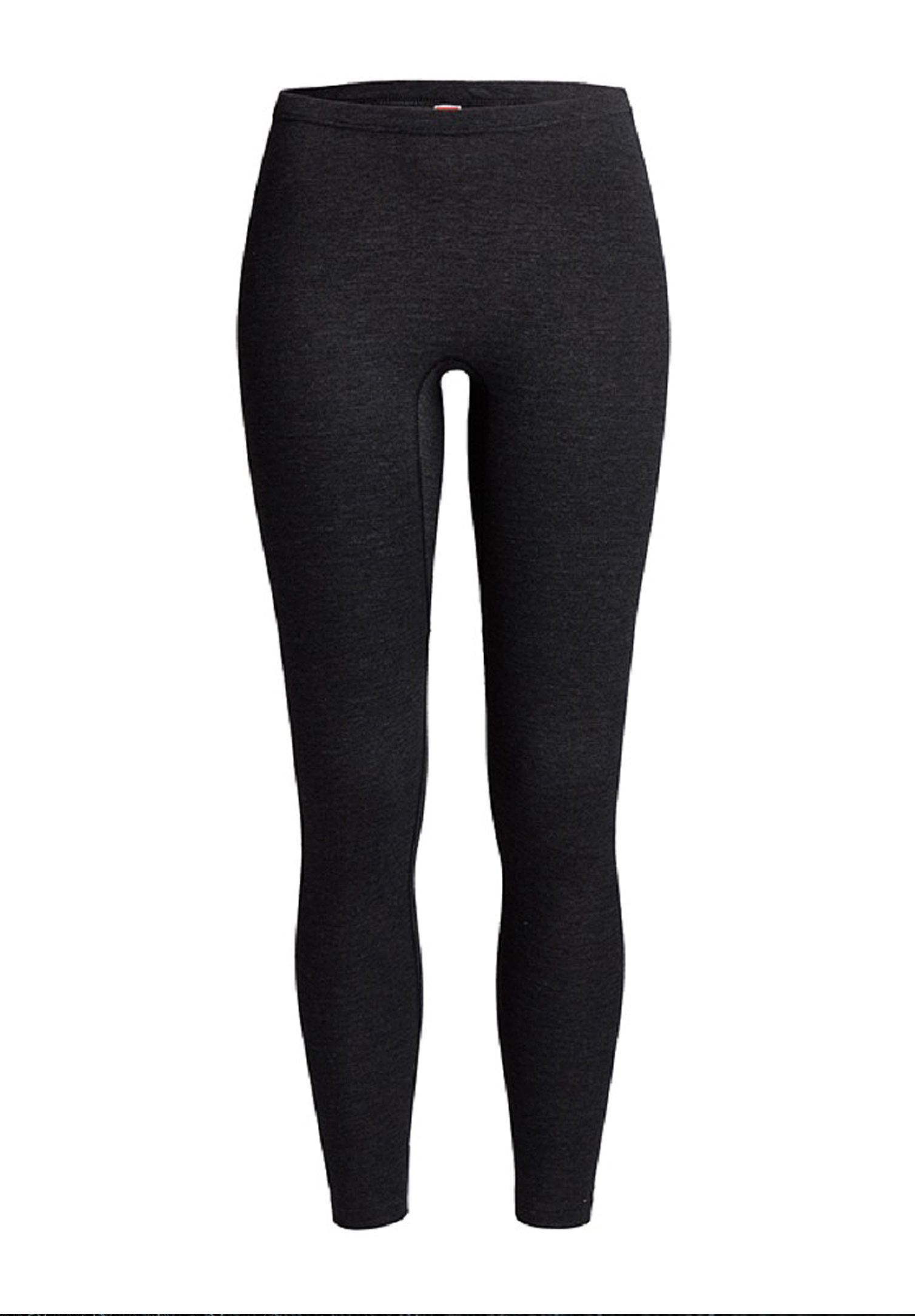 damen thermo hose - schwarz melange - 36