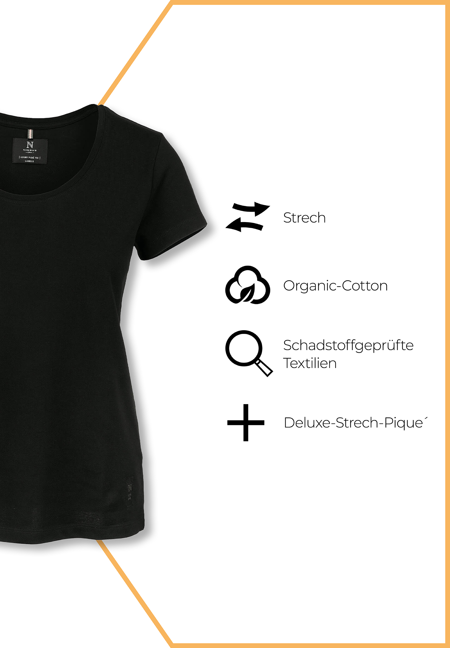 Damen Piqué Shirt