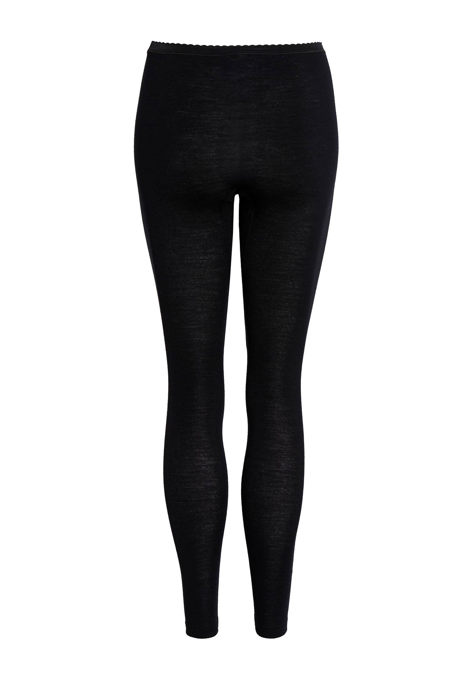damen hose merino - schwarz - 38