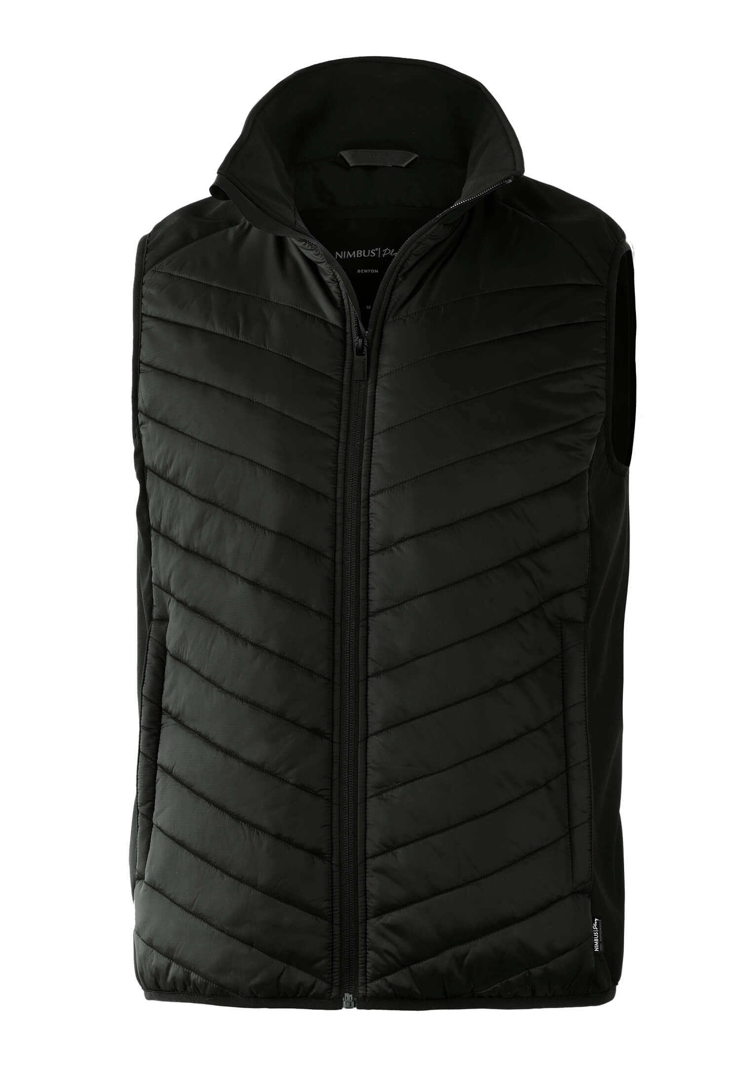 herren hybridweste - schwarz - xl