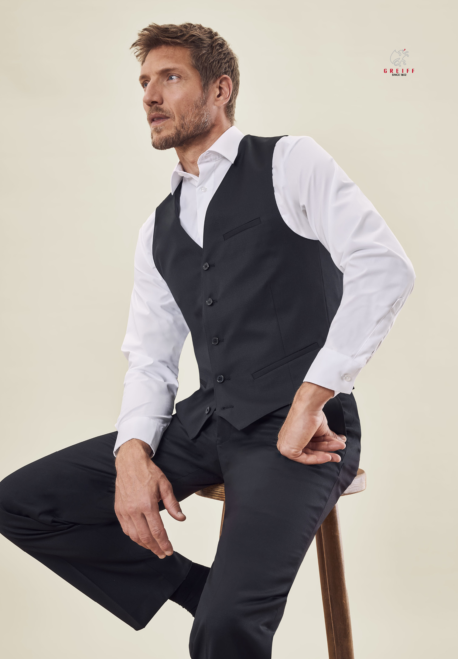 vito hose modern fit - schwarz - 54