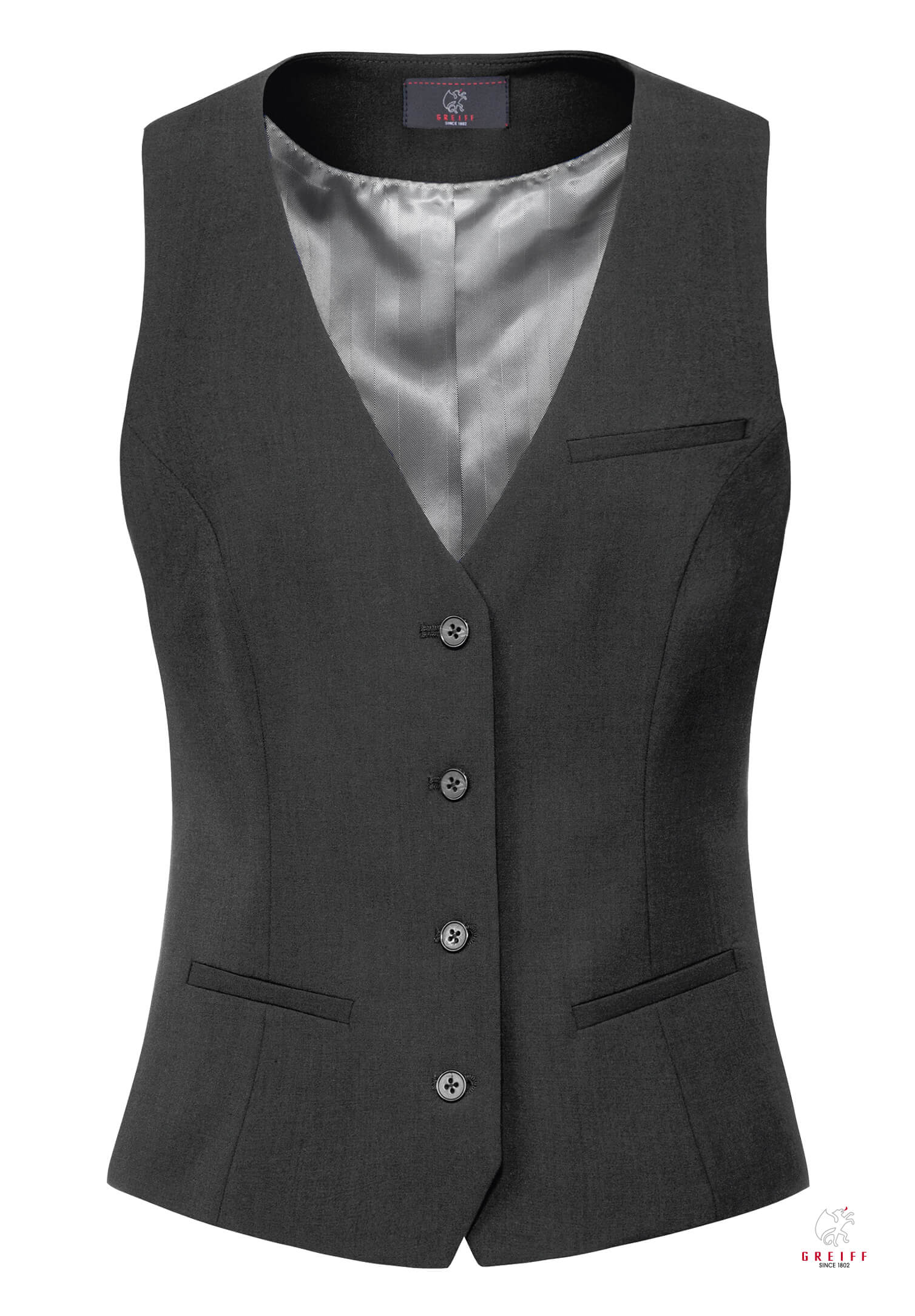 luxia weste modern fit - anthrazit - 40