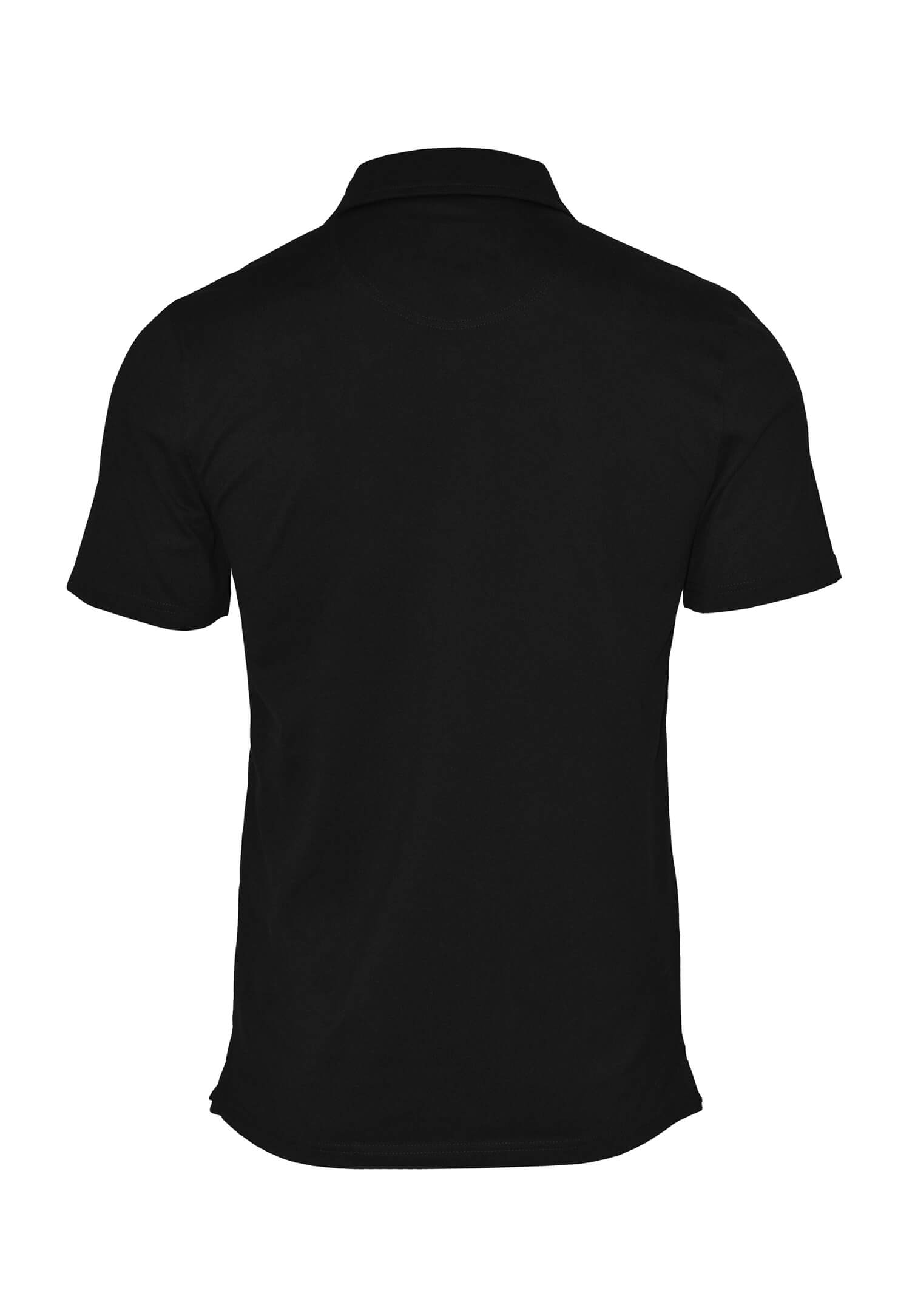 herren business poloshirt - schwarz - 3xl