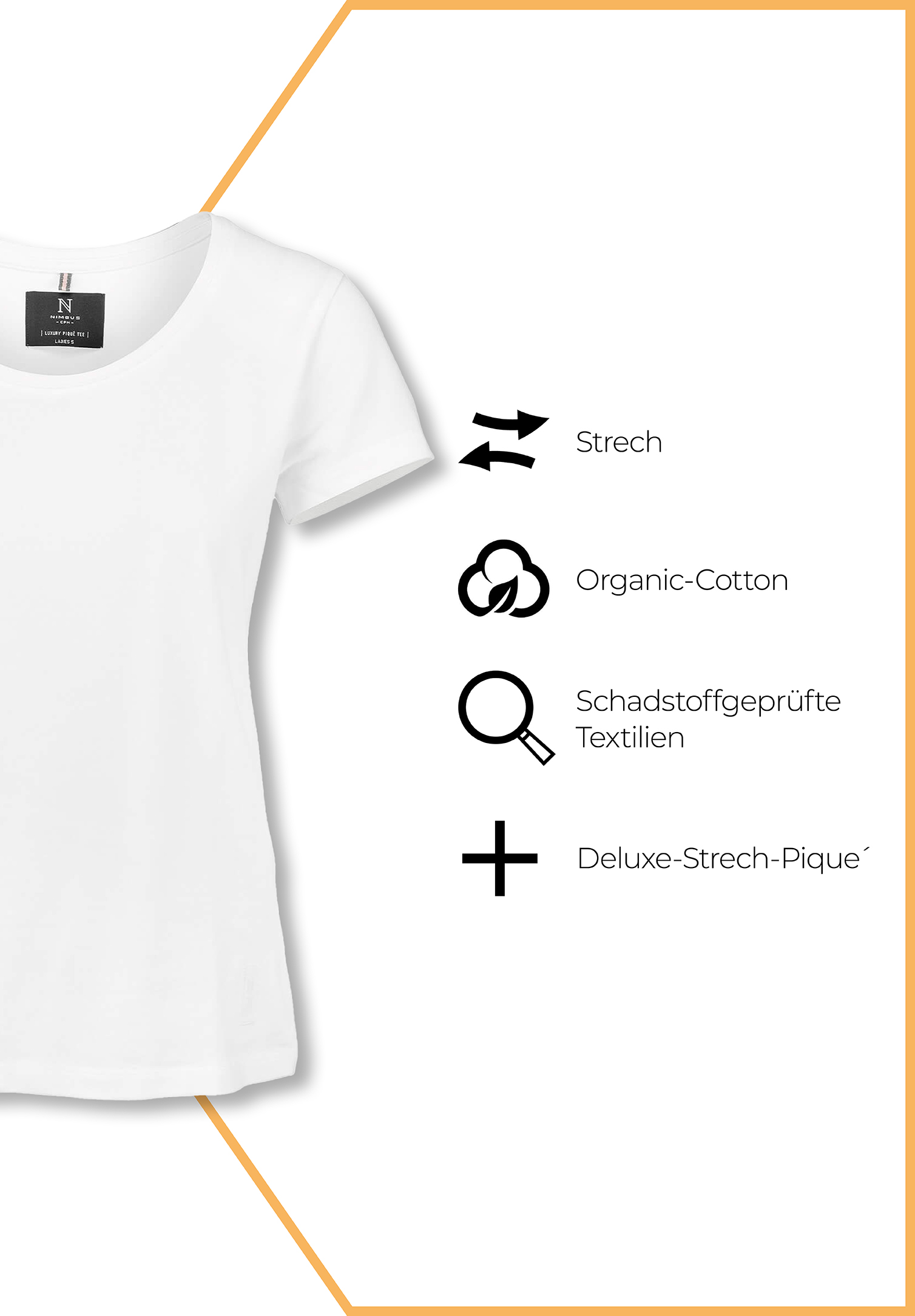 Damen Piqué Shirt