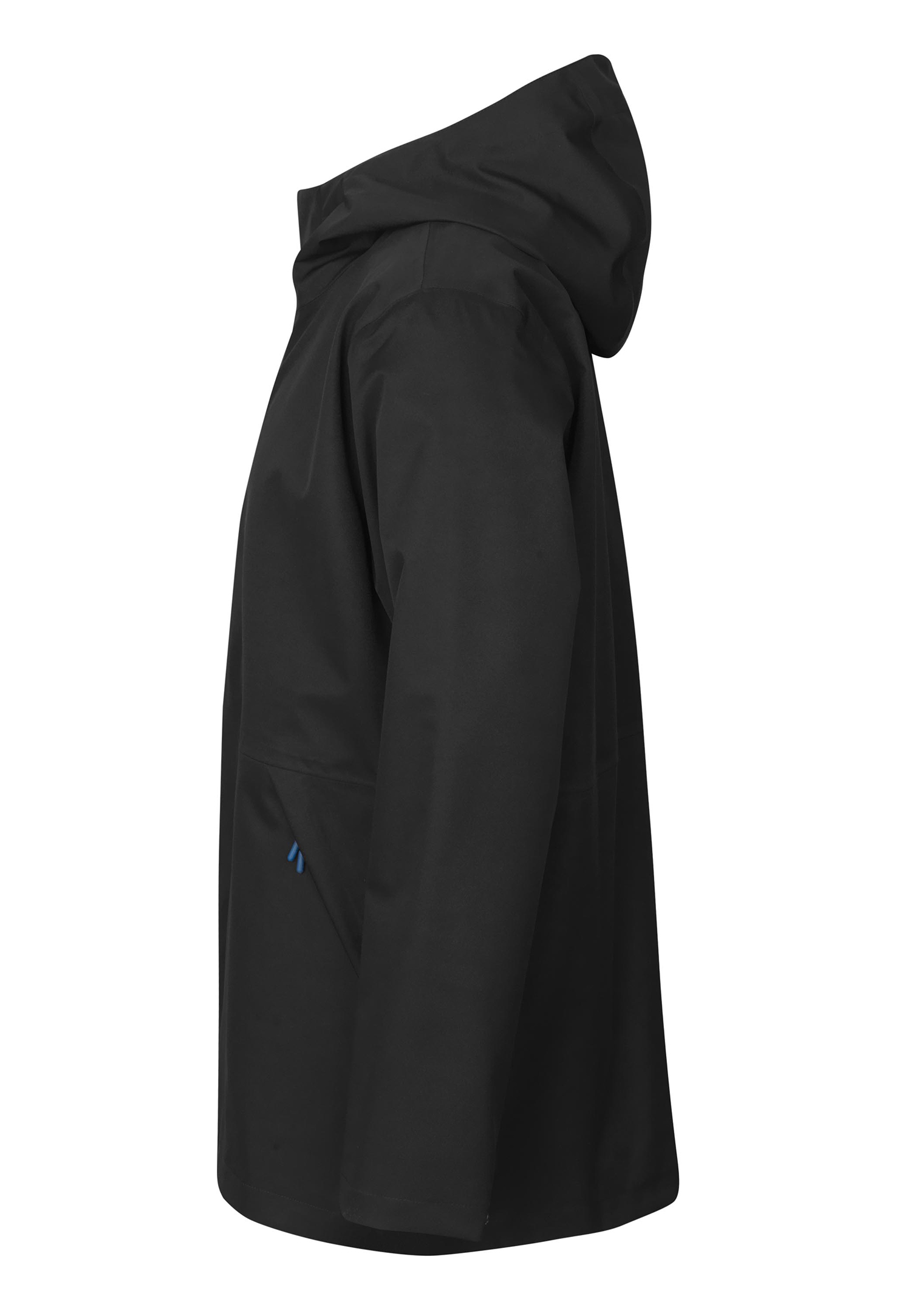 herren twill-regenkurzmantel - schwarz - 2xl