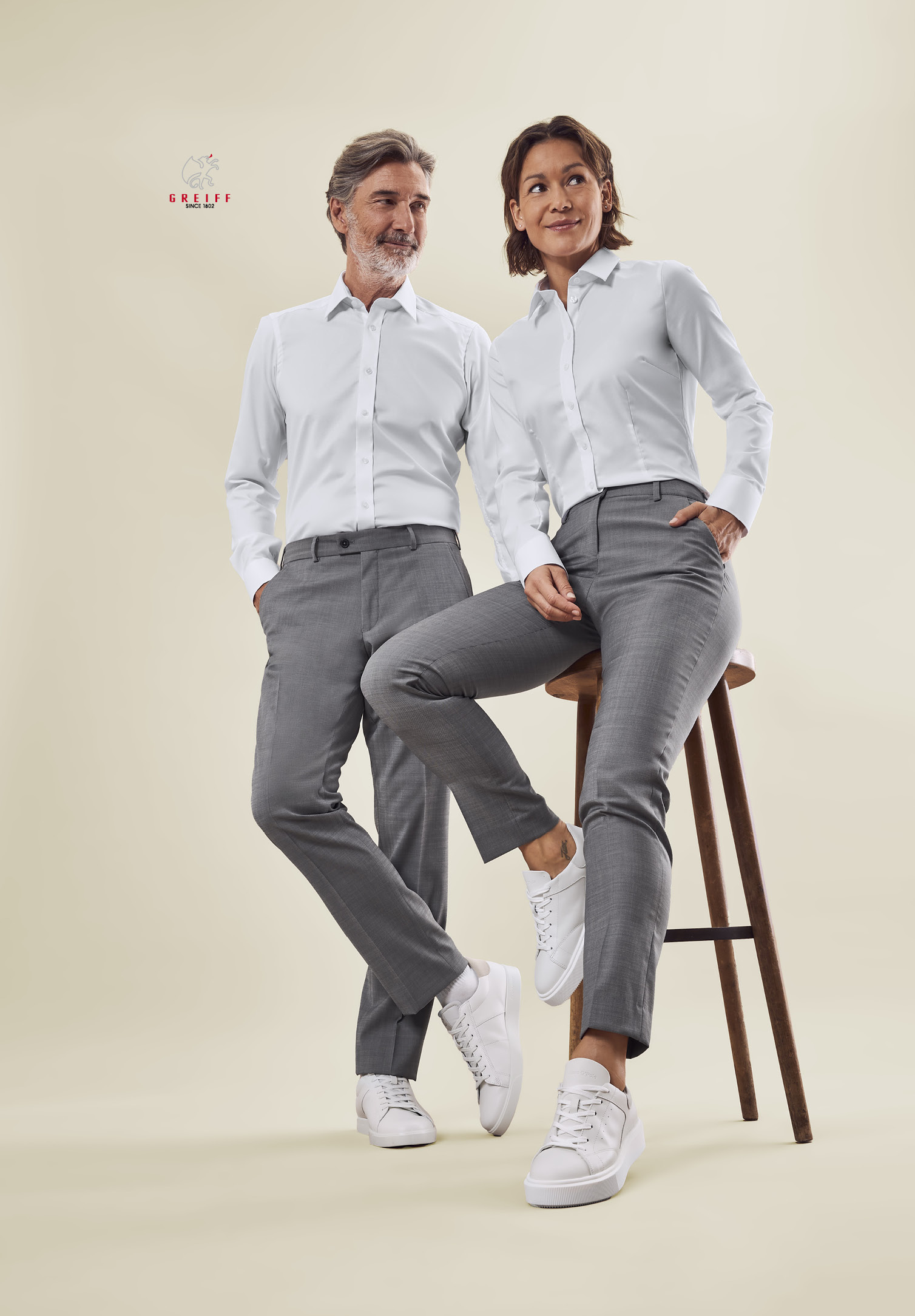 aeria hose slim fit - hellgrau - 72