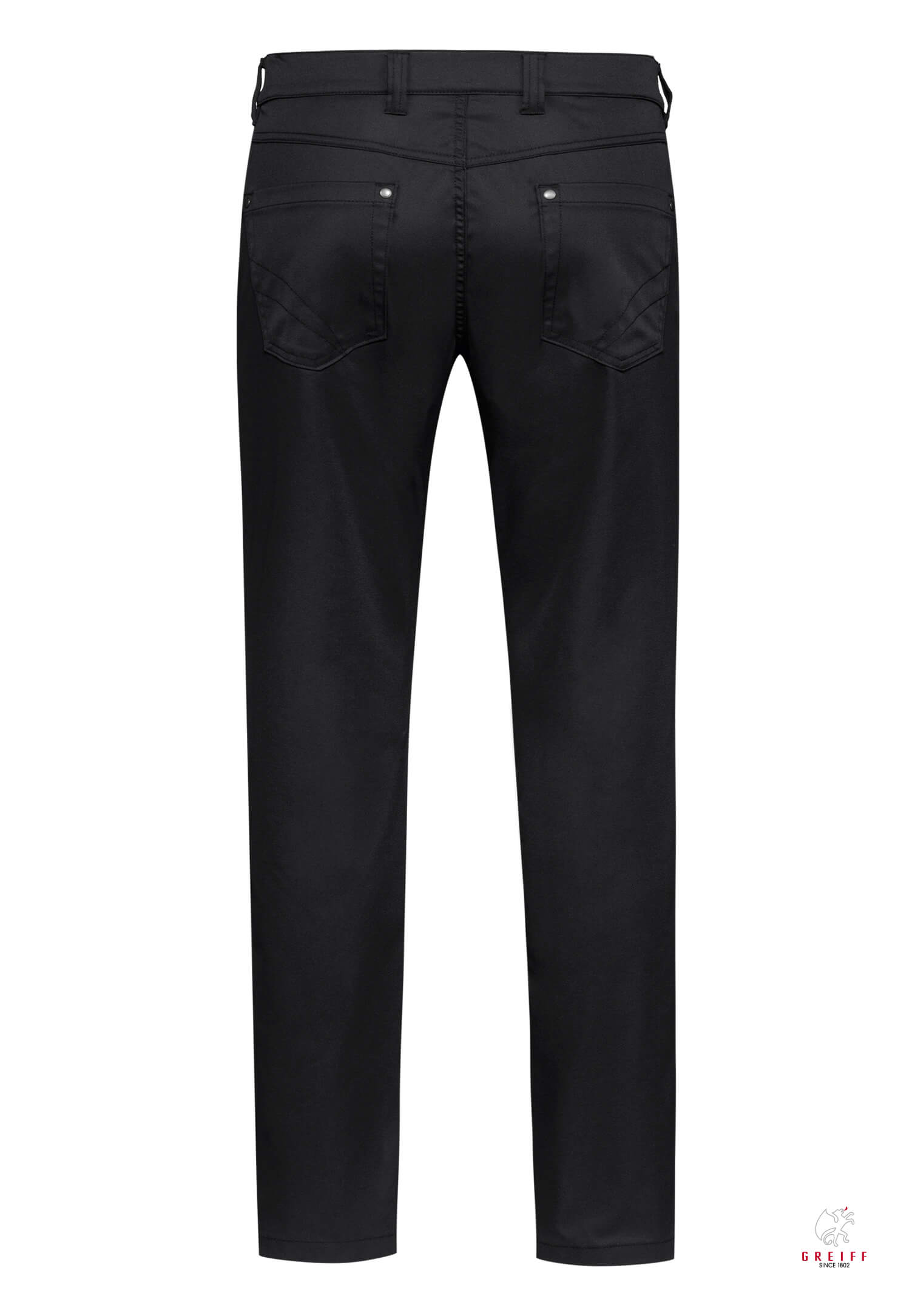 herren casual 5-pocket hose modern fit - schwarz - 62