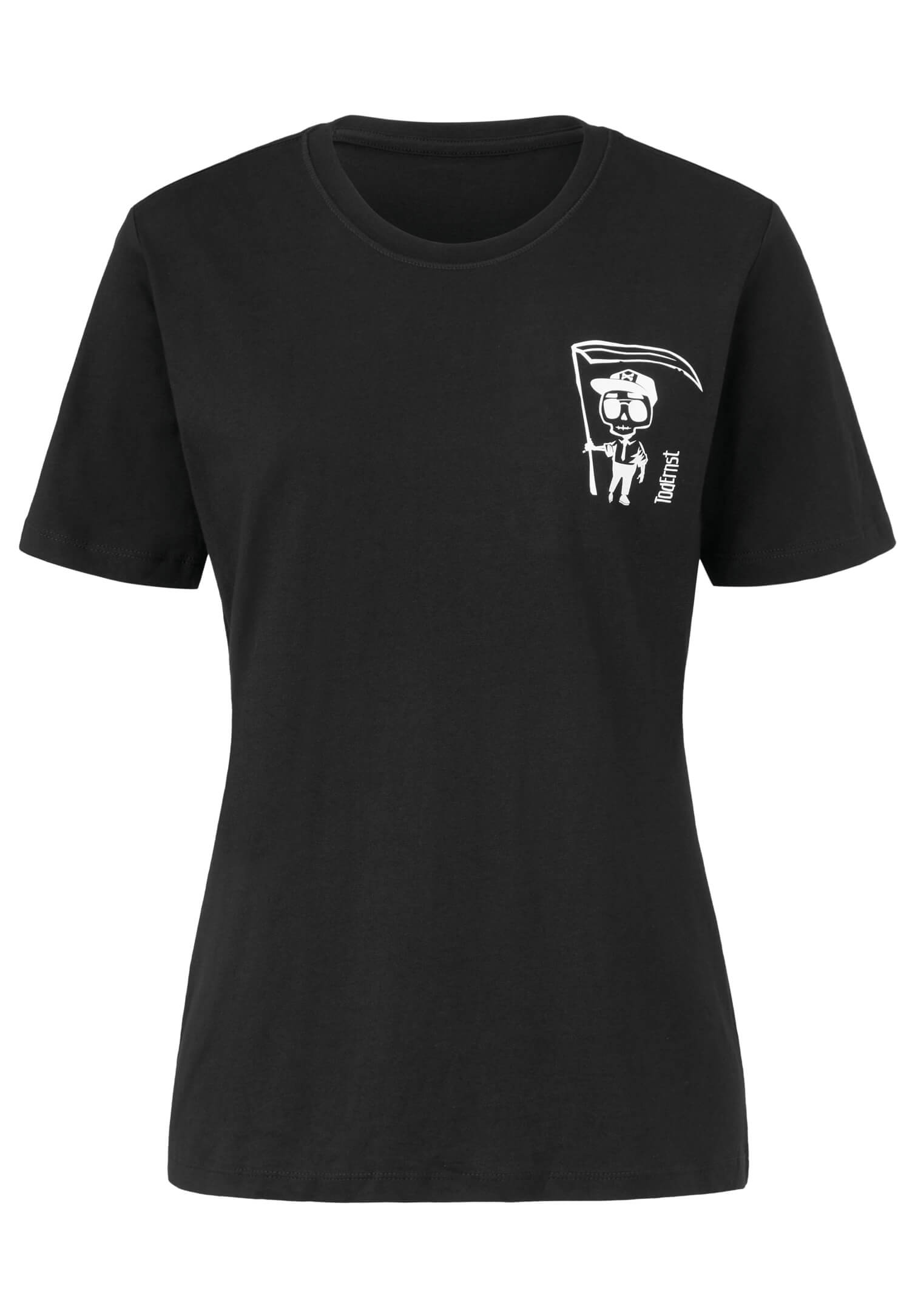 tod ernst damen t-shirt - schwarz - m