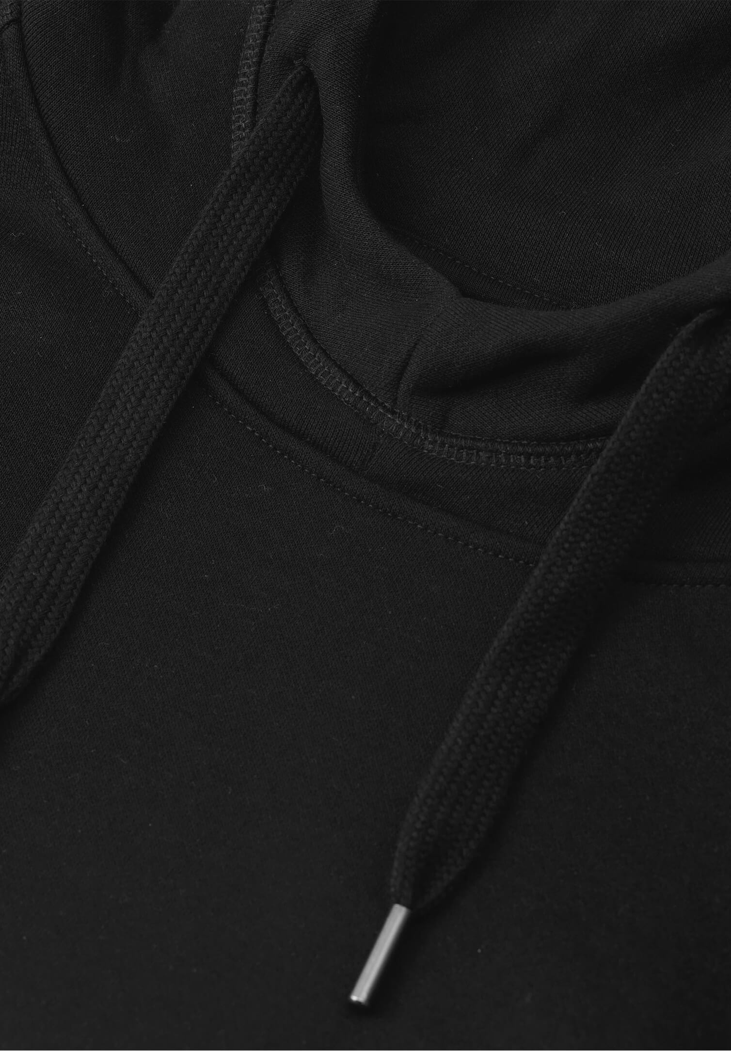 herren hoodie high-cut - schwarz - 6xl