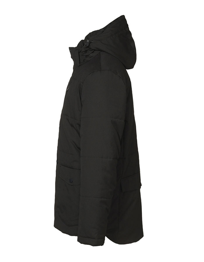 Herren Winterparka gefüttert - schwarz - 3XL - Sale