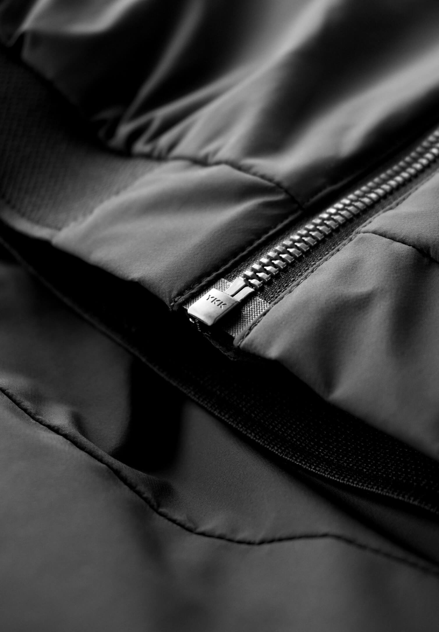herren übergangsjacke leicht - schwarz - l